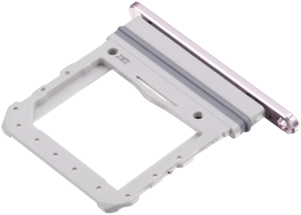 Single Sim Card Tray Compatible For Samsung Galaxy Z Flip 4G (F700) / Z Flip 5G (F707) (Mystic White)