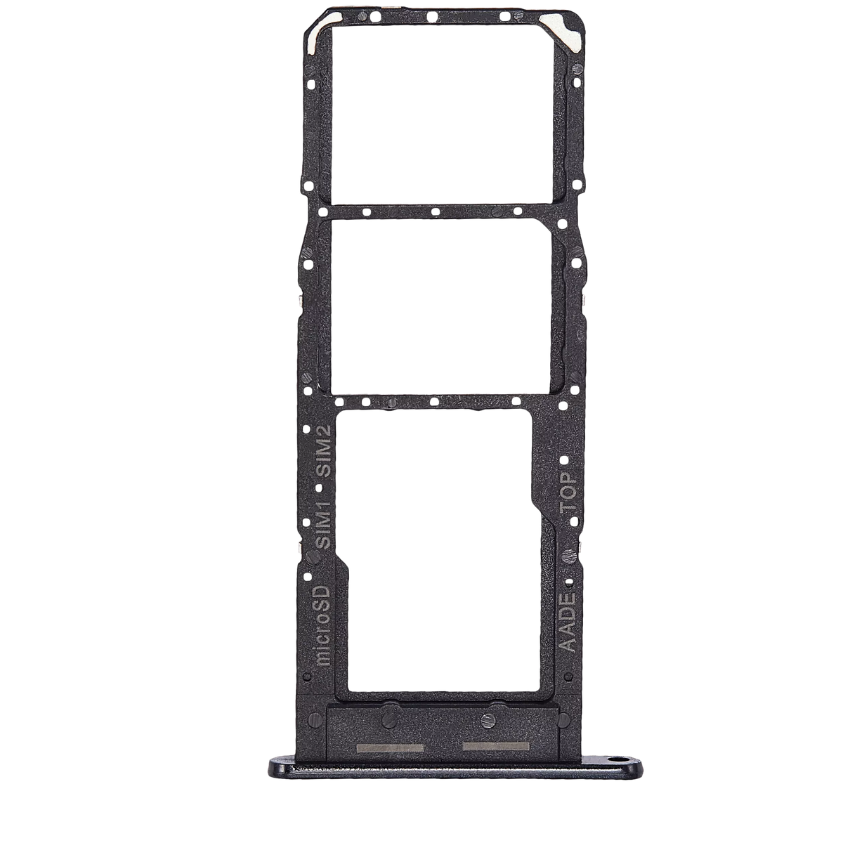 Dual Sim Card Tray Compatible For Samsung Galaxy A14 (A145F) (Black)