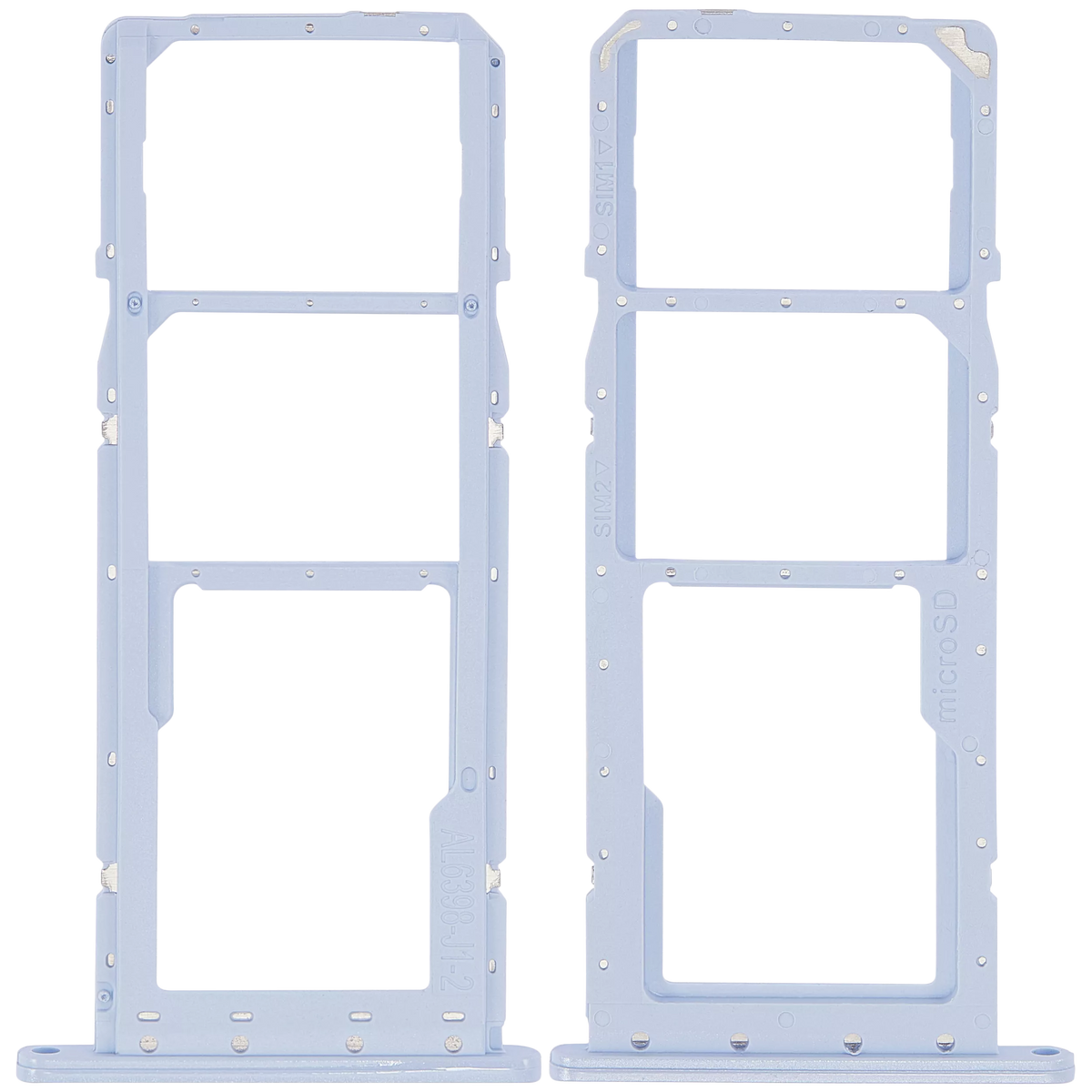 Dual Sim Card Tray Compatible For Samsung Galaxy A04E (A042 / 2022) (Light Blue)
