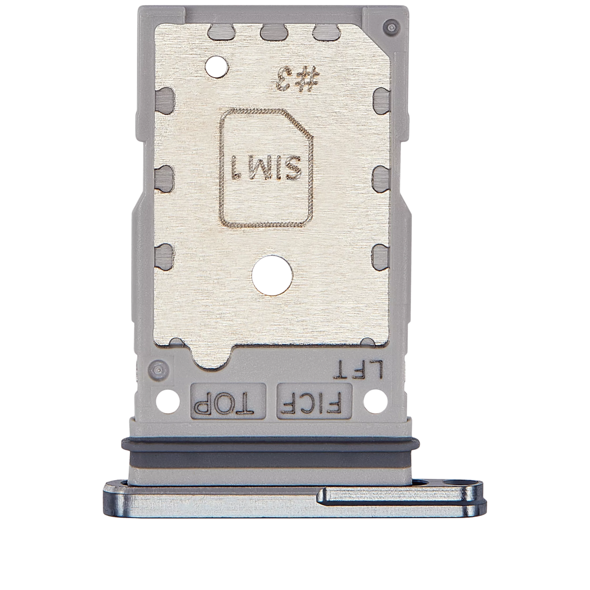 Dual Sim Card Tray Compatible For Samsung Galaxy Z Fold 4 Replacement (F936) (Graygreen)