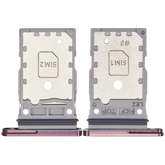 Dual Sim Card Tray Replacement Compatible For Samsung Galaxy Z Fold 4 (F936) (Burgundy)