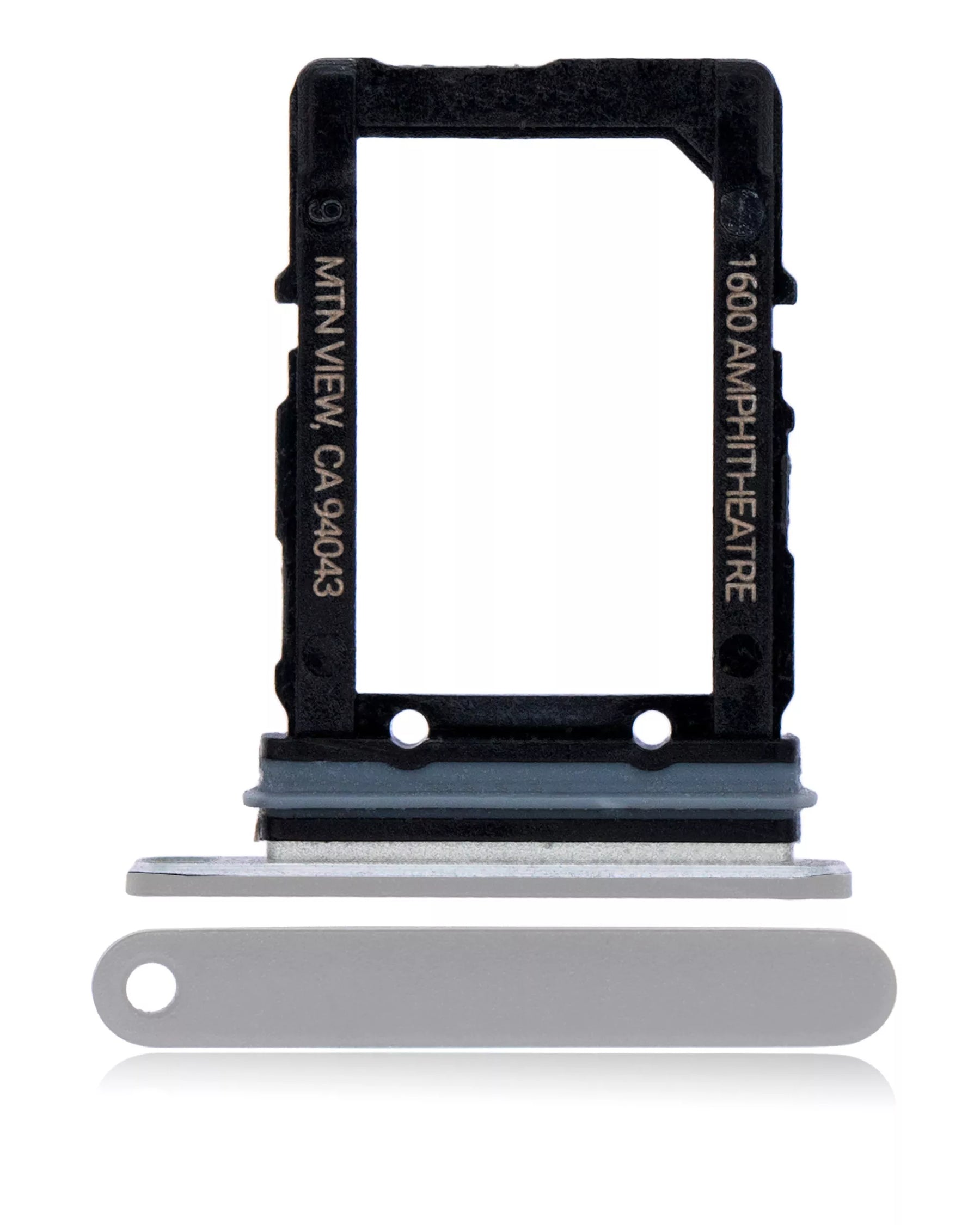 Sim Card Tray Compatible For Google Pixel 2 XL Replacement (White)