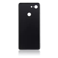 Back cover Glass Compatible For Google Pixel 3 Replacement (Just Black)
