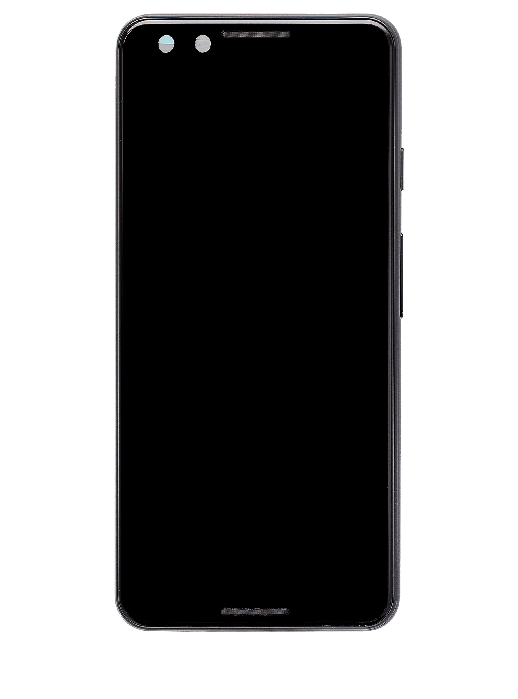 OLED Assembly With Frame Compatible For Google Pixel 3 Replacement (Genuine OEM) (Just Black)