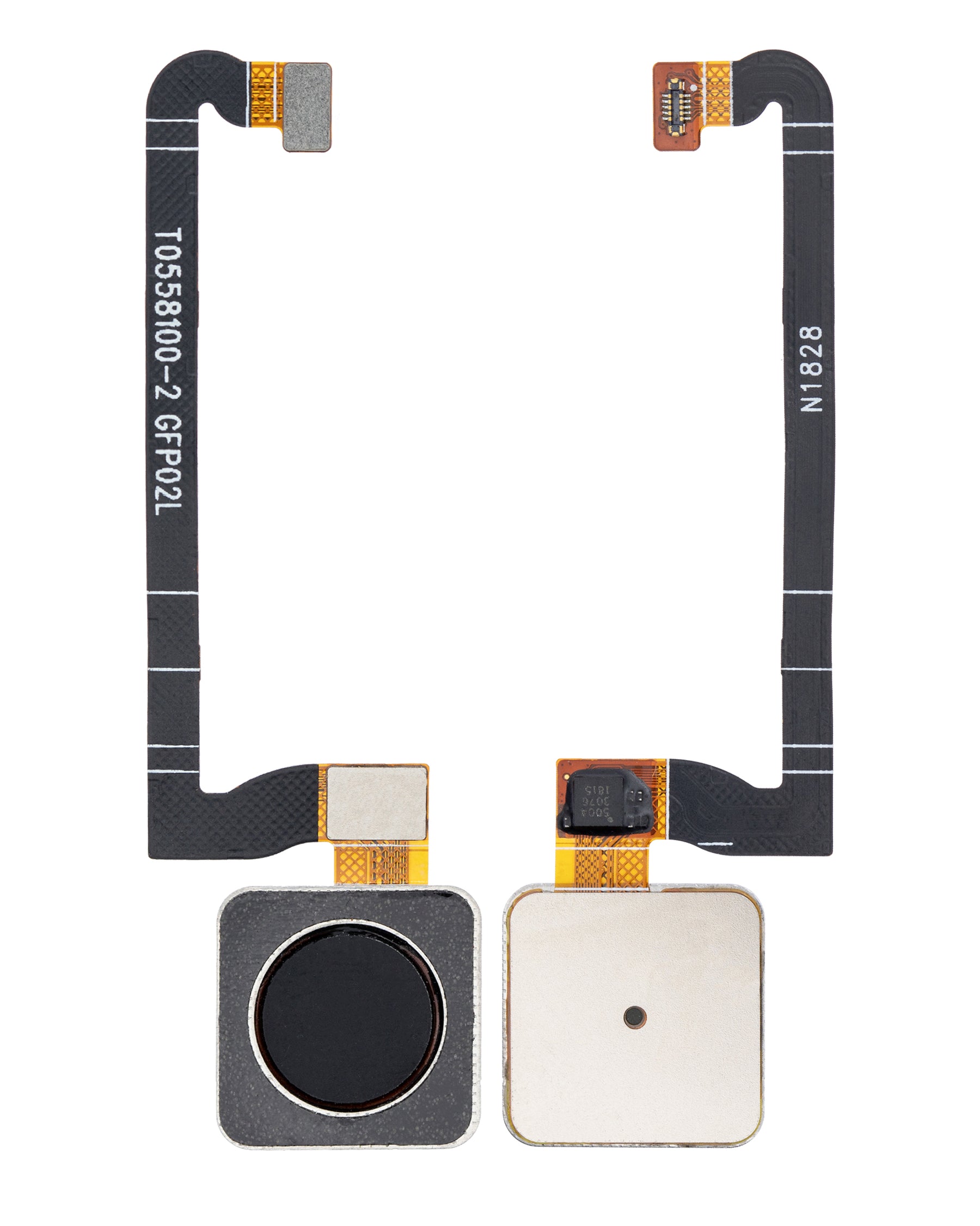 Home Button With Fingerprint Sensor Compatible For Google Pixel 3 Replacement (Just Black)