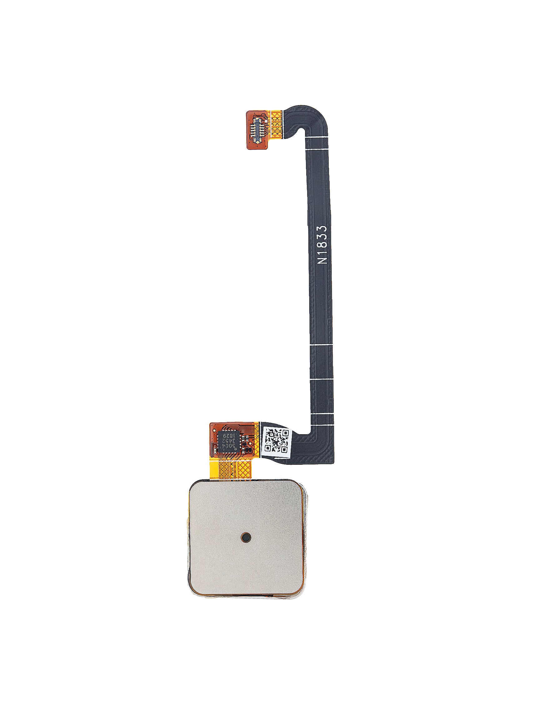 Replacement Home Button With Fingerprint Sensor Compatible For Google Pixel 3 (Clearly White)