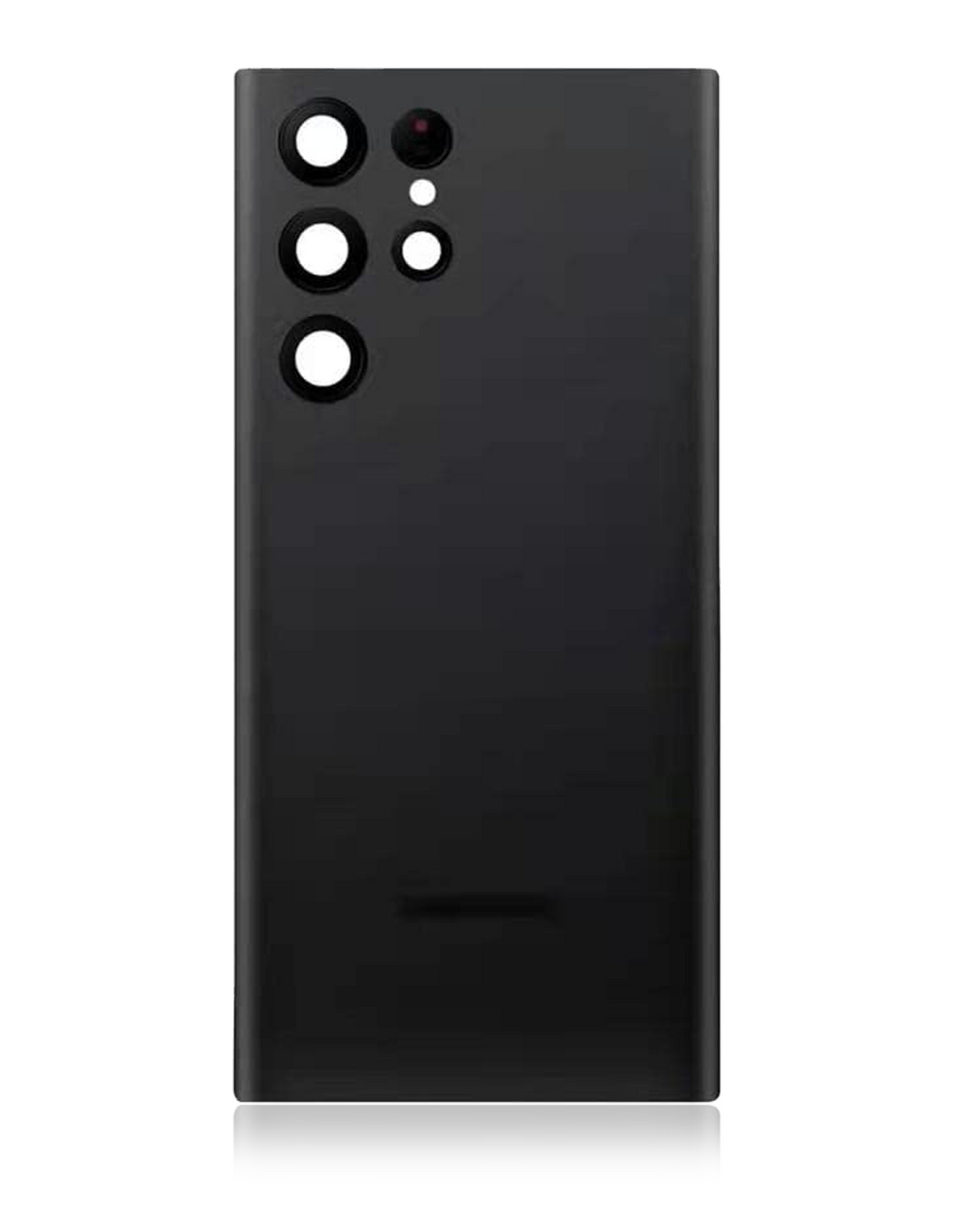 Back Cover Glass With Camera Lens Compatible Samsung Galaxy S22 Ultra Replacement (Service Pack) (Phantom Black)