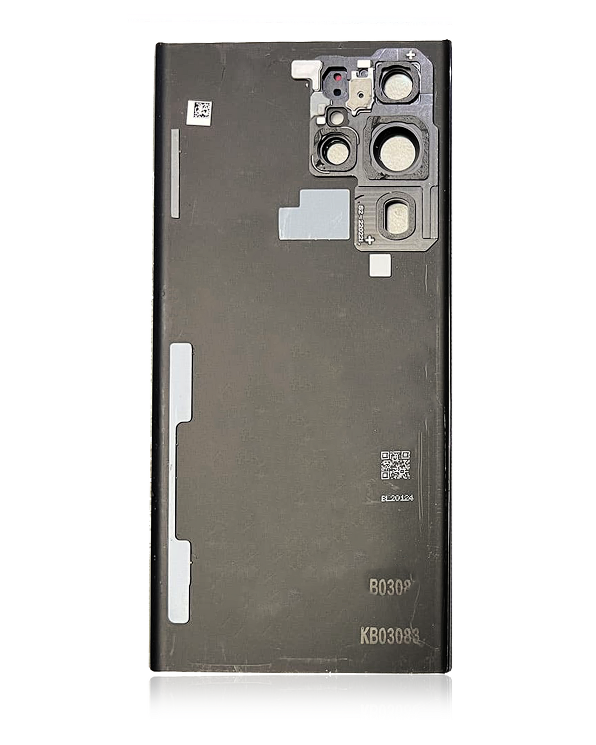 Back Cover Glass With Camera Lens Compatible Samsung Galaxy S22 Ultra Replacement(Service Pack) (Burgundy)