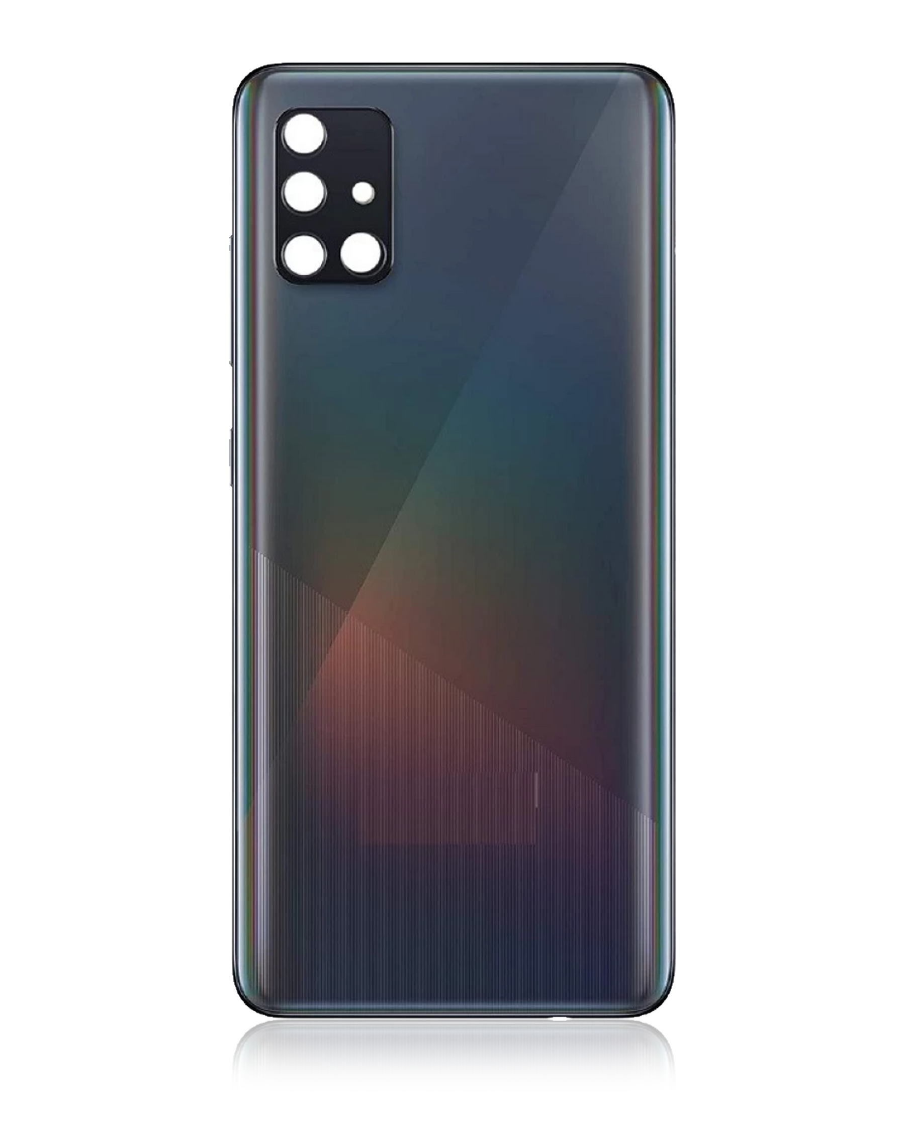 Replacement Back Cover Glass With Camera Lens Compatible Samsung Galaxy A51 5G by Macfactory.in(A516 / 2020) (Service Pack) (Prism Cube Black)