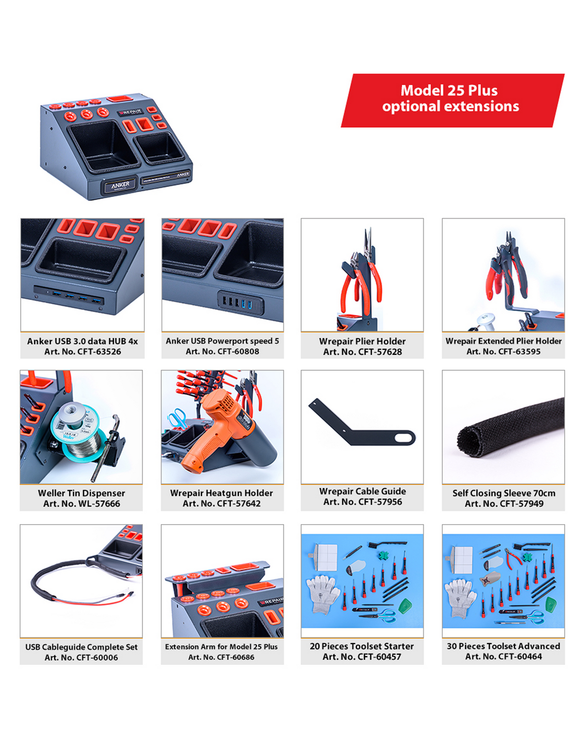 Station Model 25 Plus With USB Powerport HUB and NUC Ready (Wrepair)