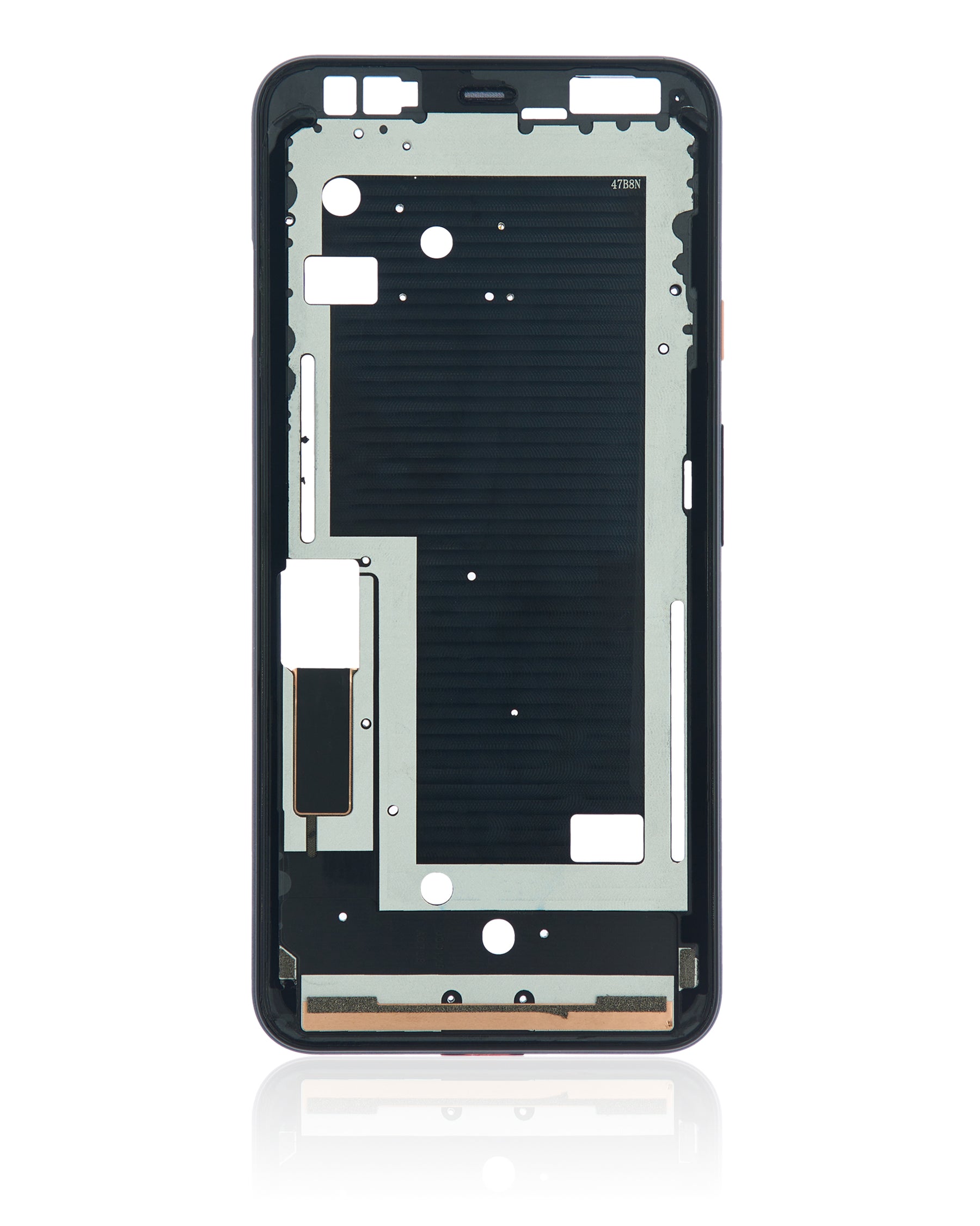 Mid-Frame Housing Compatible For Google Pixel 4XL Replacement  (Pink Power Button)