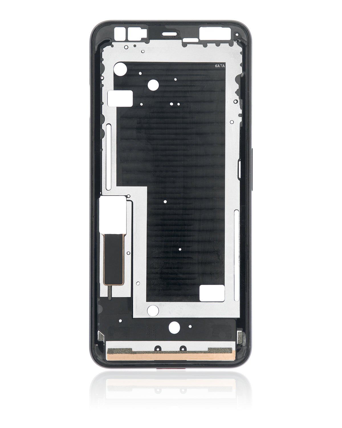 Replacement Mid-Frame Housing Compatible For Google Pixel 4XL (Clearly White Power Button)