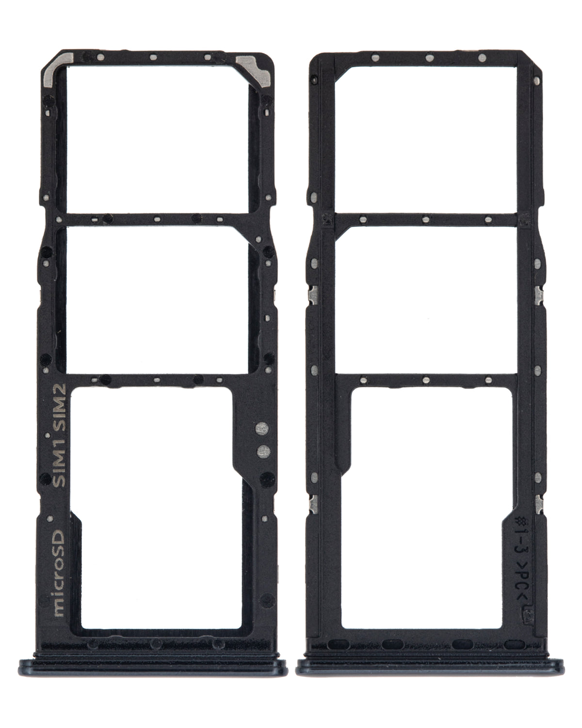 Replacement Dual Sim Card Tray Compatible For Samsung Galaxy A70 (A705 / 2019) (Black)