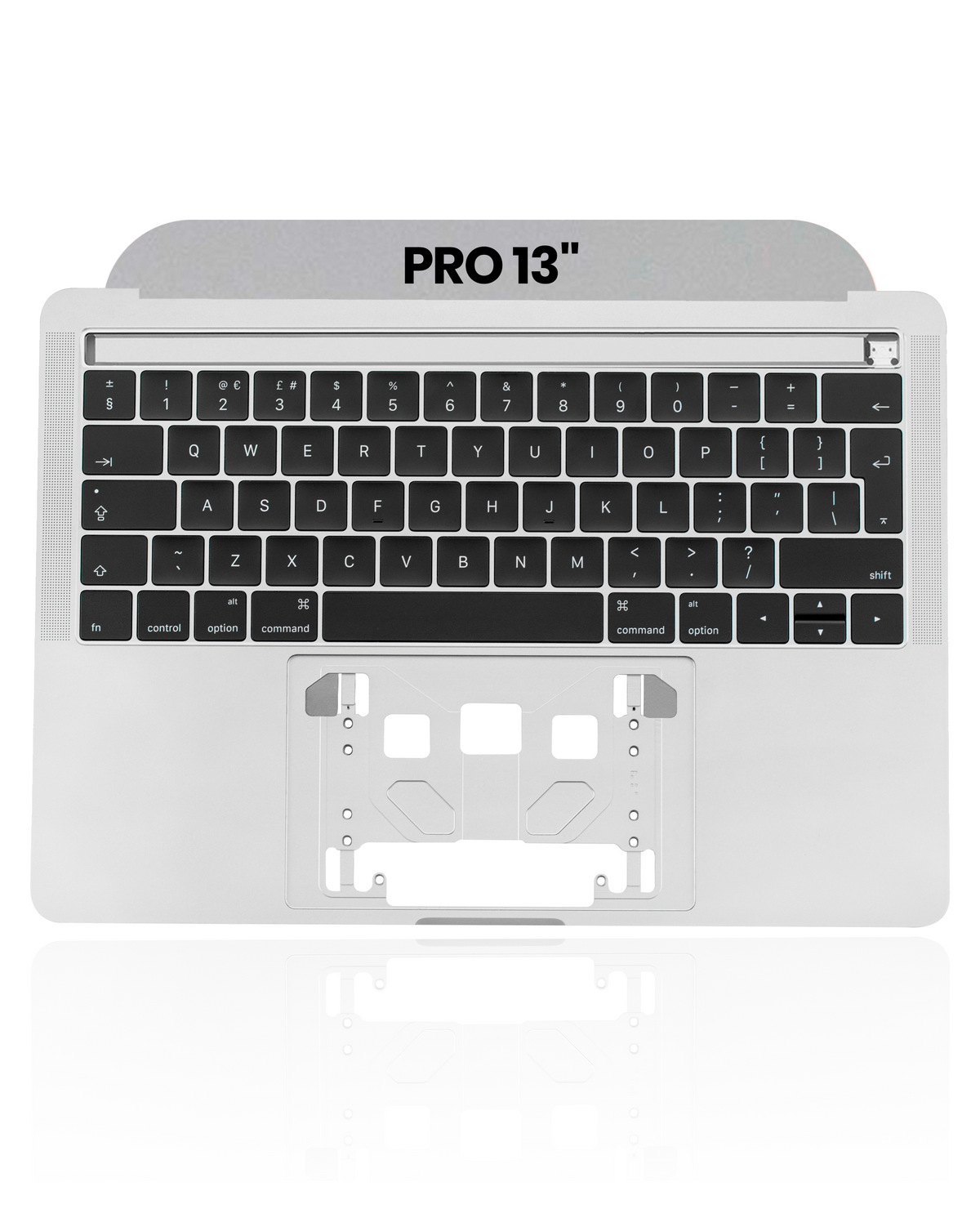 Top Case With Keyboard Compatible For MacBook Pro 13" (A1989 / Late 2018 / Early 2019) (UK Keyboard) (Used OEM Pull: Grade New) (Space Gray)