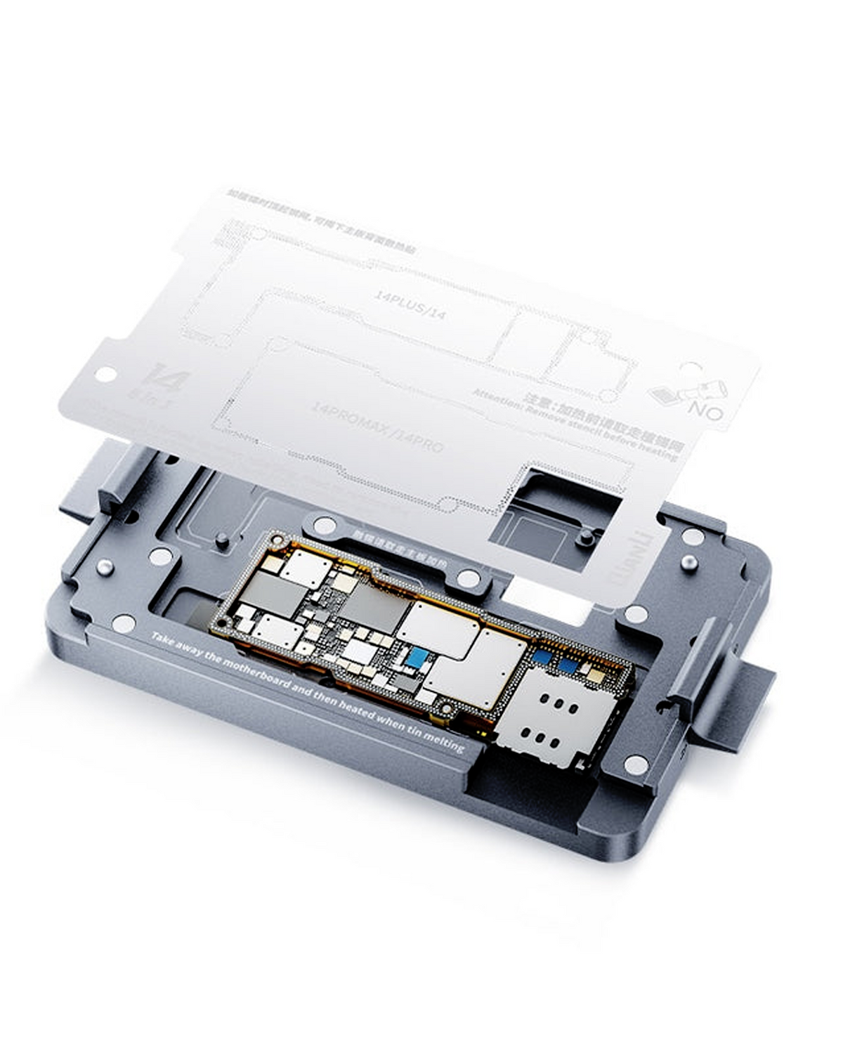 iSocket 8 in1 for 14 Series Motherboard Layered Test Stand + Reballing Platform (Qianli)