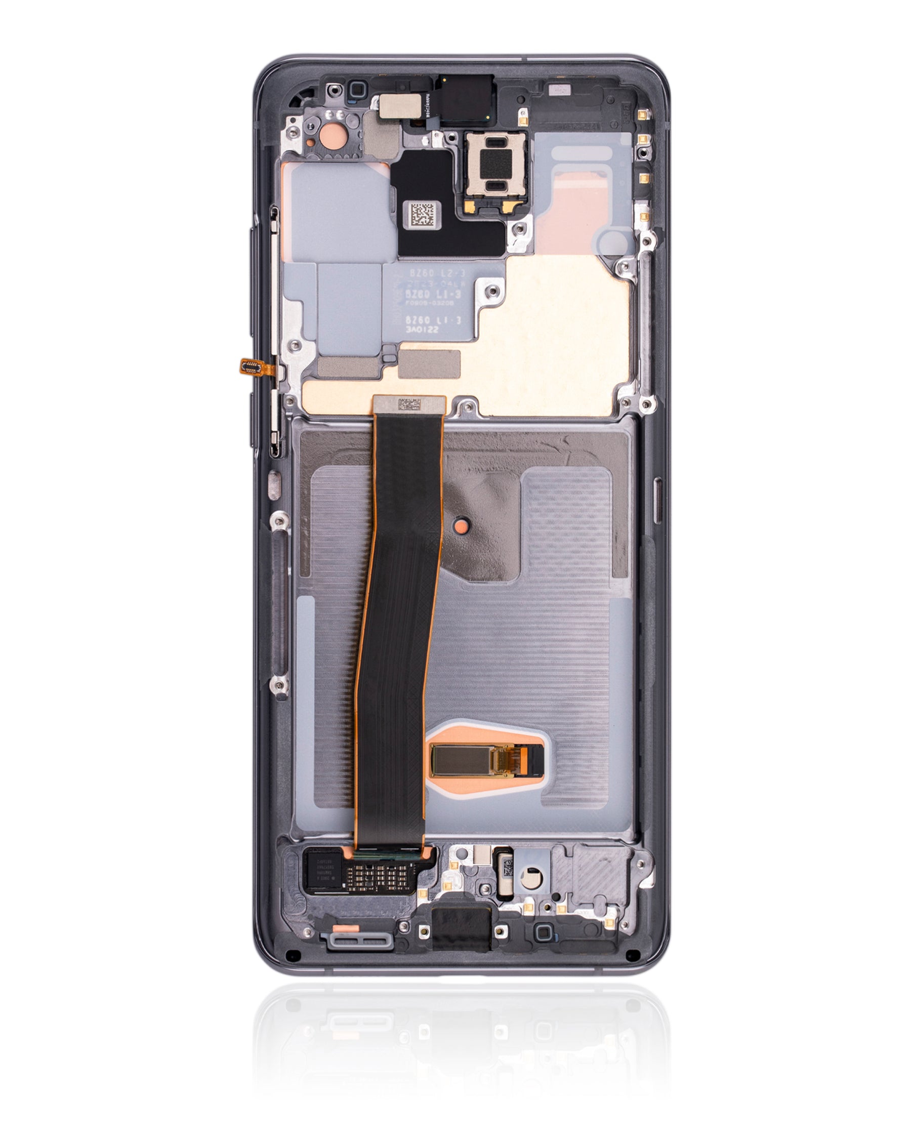 Replacement OLED Assembly With Frame Compatible For Samsung Galaxy S20 Ultra 5G (Service Pack) (Cosmic Gray)