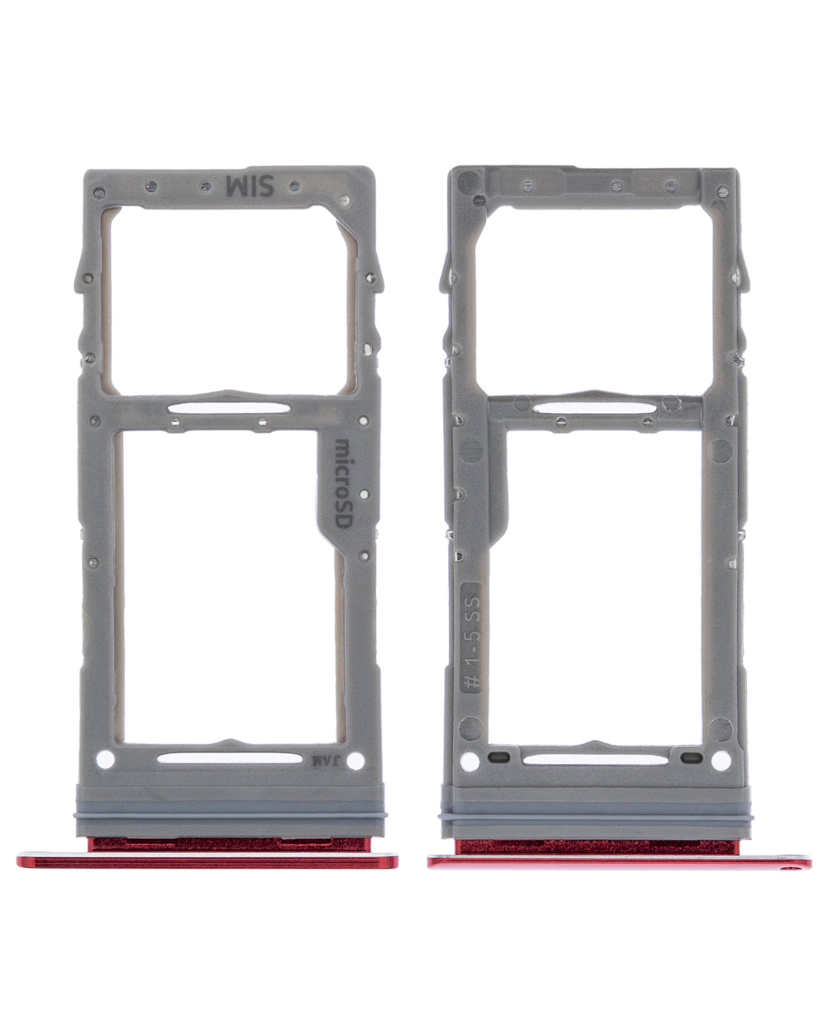 Single Sim Card Tray Compatible For Samsung Galaxy Note 10 Lite Replacement (Aura Red)