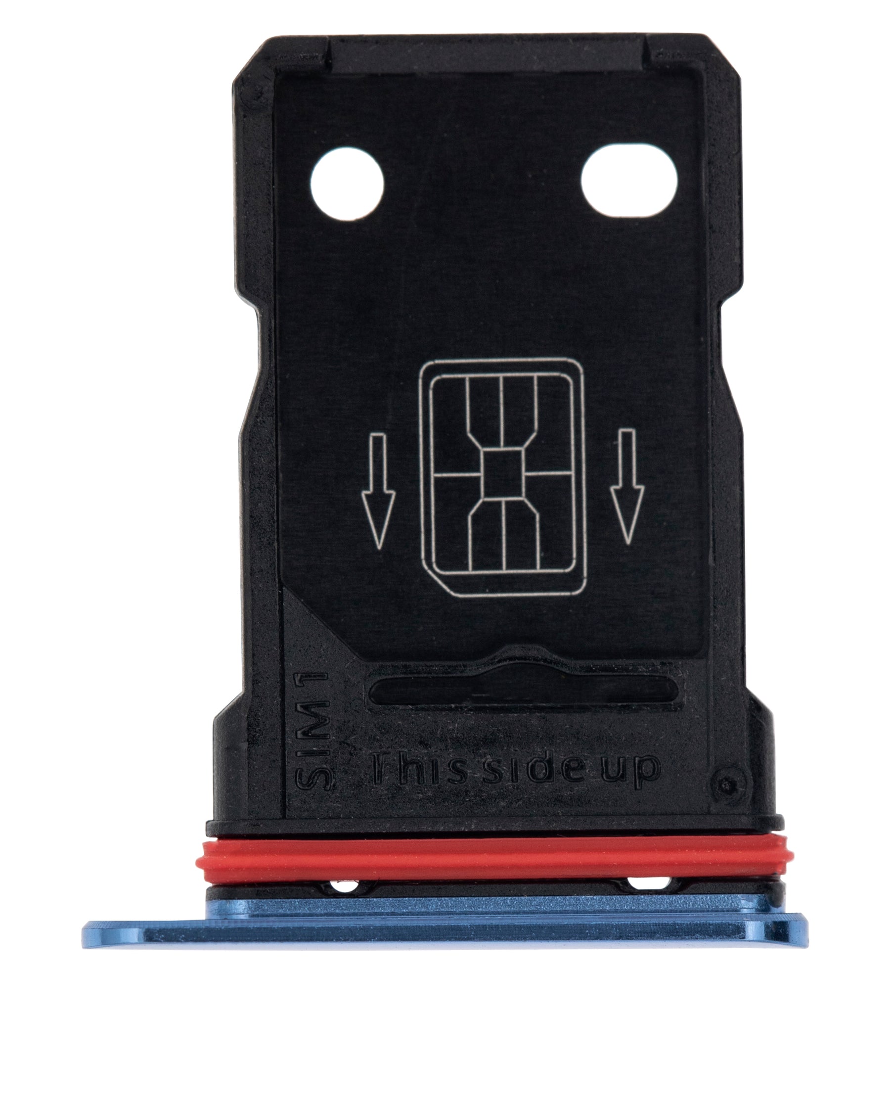 Replacement Dual Sim Card Tray Compatible For OnePlus 7T (Glacier Blue)