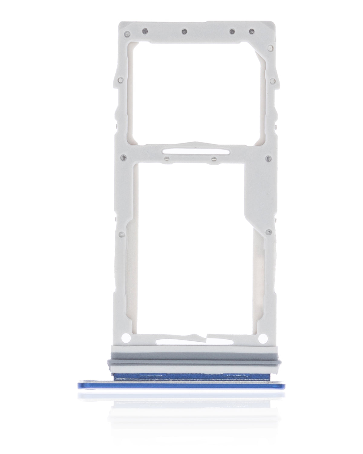 Dual Sim Card Tray Compatible For Samsung Galaxy S10 Lite Replacement (Prism Blue)