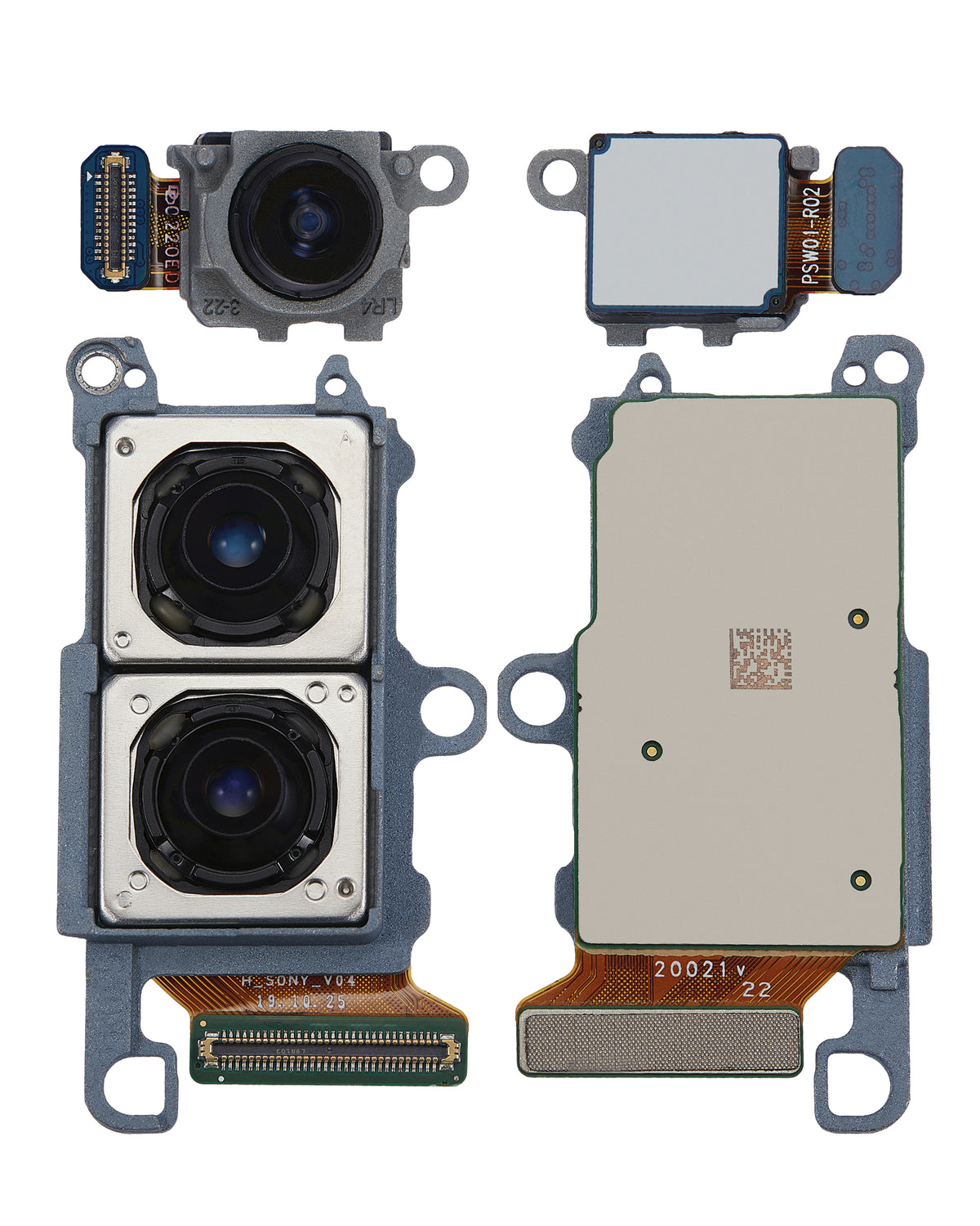 Back Camera Module Replacement (Wide & Telephoto & Ultra Wide) Compatible For Samsung Galaxy S20 5G (US Version)