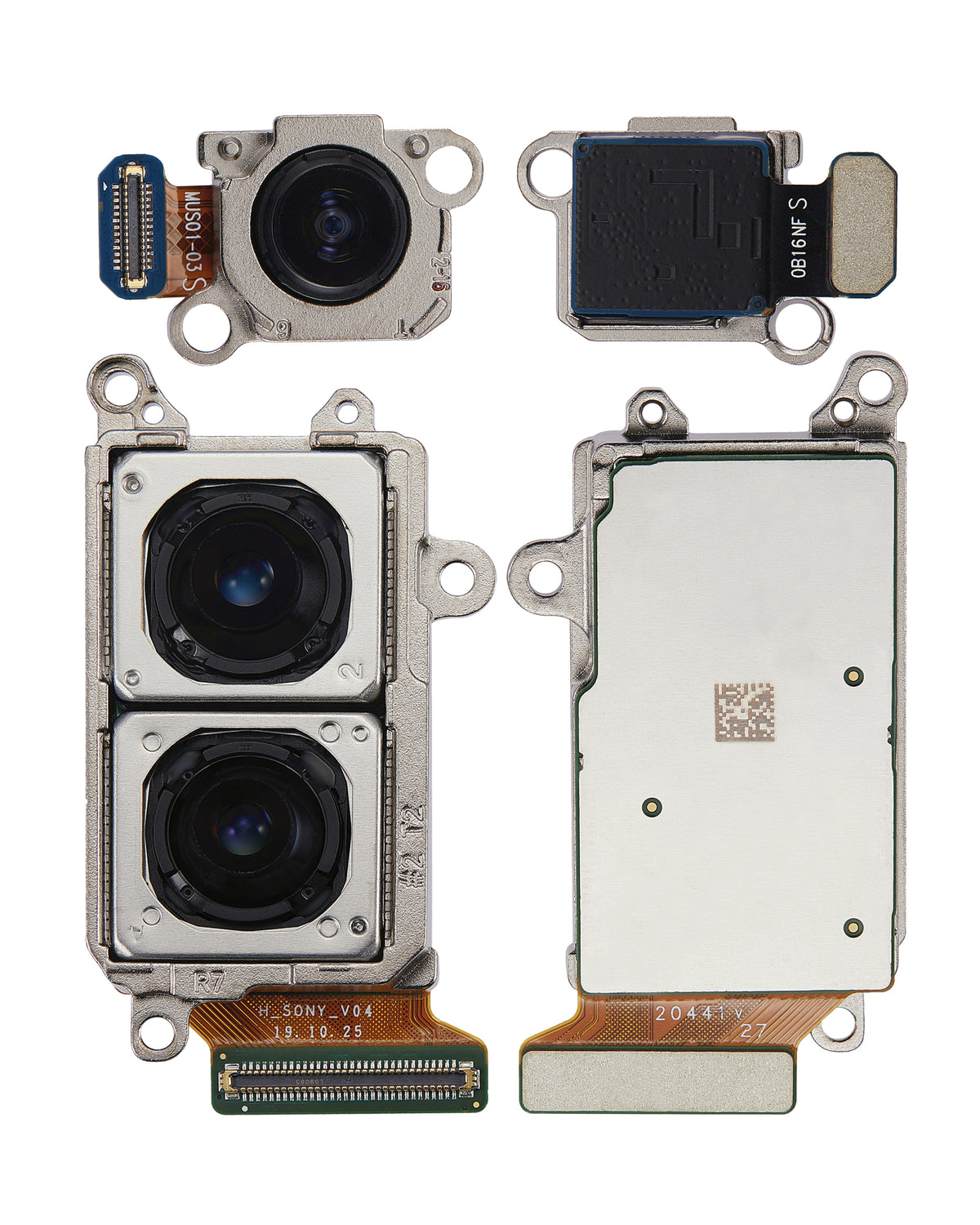 Replacement Back Camera (Wide & Telephoto & Ultra Wide) Compatible For Samsung Galaxy S21 5G by Macfactory.Store(G991U) / S21 Plus 5G (G996U) (US Version)