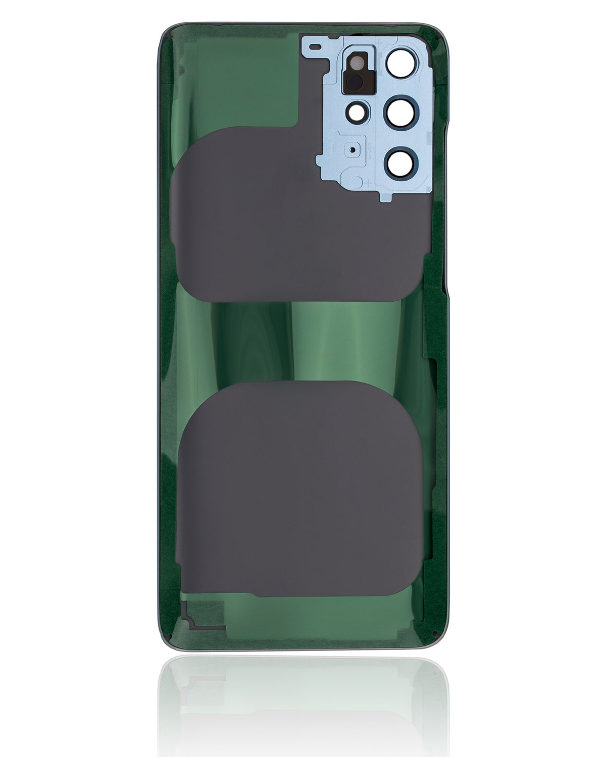 Back Cover Glass With Camera Lens Compatible For Samsung Galaxy S20 Plus Replacement (No Logo) (Vemake) (Cloud Blue)