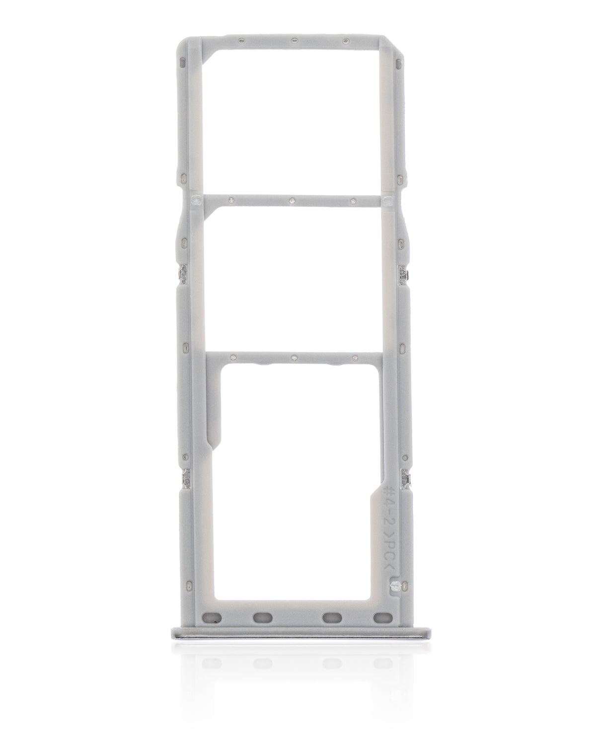 Dual Sim Card Tray Replacement Compatible For Samsung Galaxy A71 (A715 / 2020) (Prism Crush Silver)