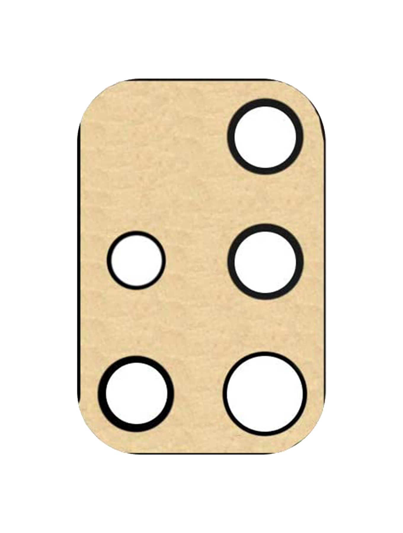 Back Camera Lens Replacement (Glass Only) With Adhesive Compatible For Samsung Galaxy A71 4G (A716 / 2020) / A71 5G (A716 / 2020)