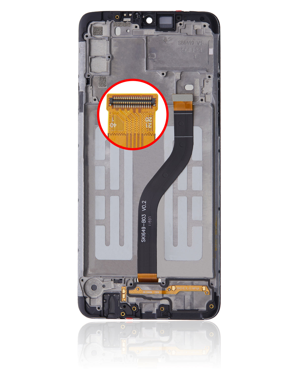 LCD Assembly With Frame Compatible For Samsung Galaxy A20S (A207 / 2019) (Refurbished) (All Colors)