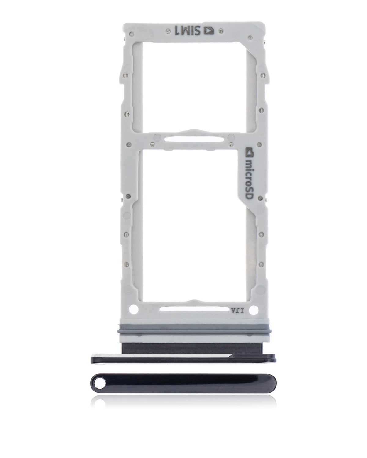 Replacement Dual Sim Card Tray Compatible For Samsung Galaxy A90 5G (A908 / 2019) (Black)