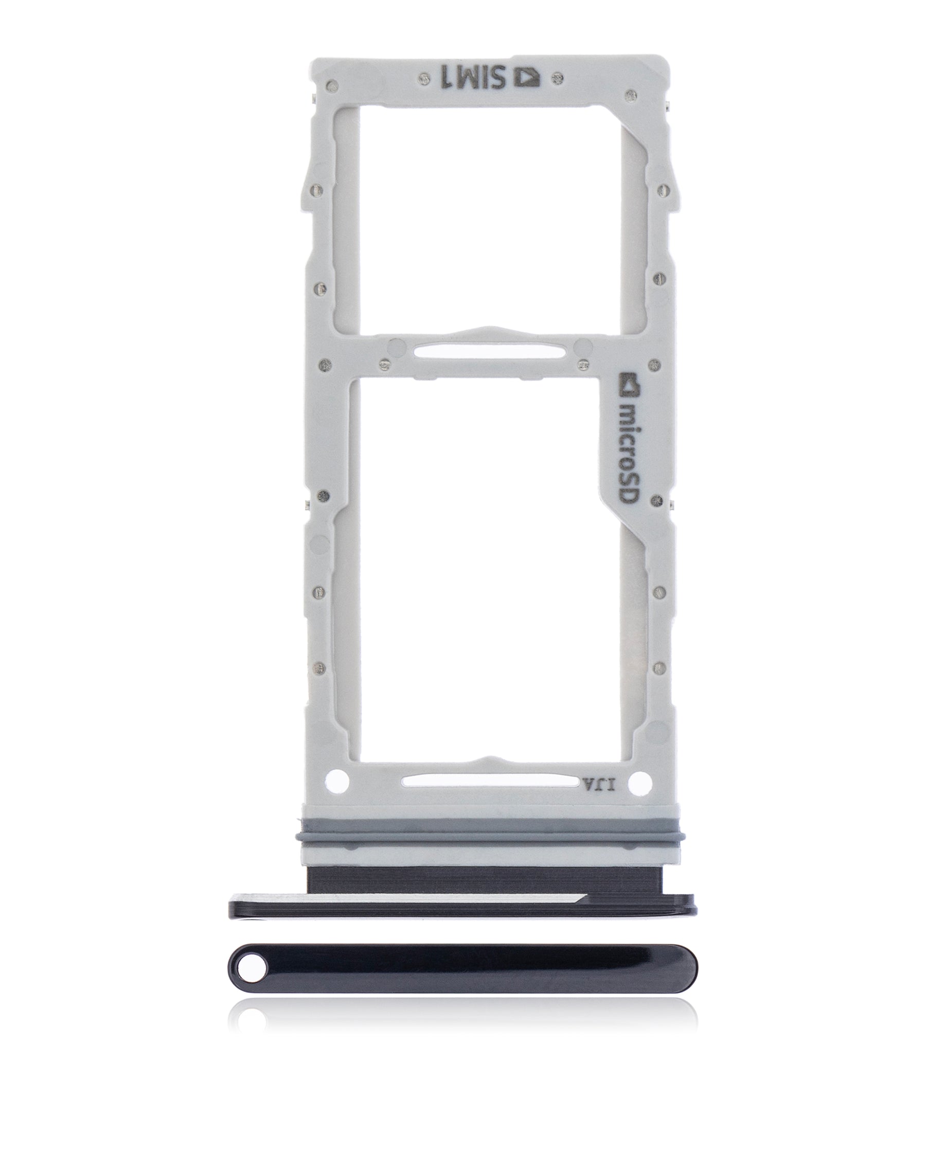 Replacement Dual Sim Card Tray Compatible For Samsung Galaxy A90 5G (A908 / 2019) (Black)