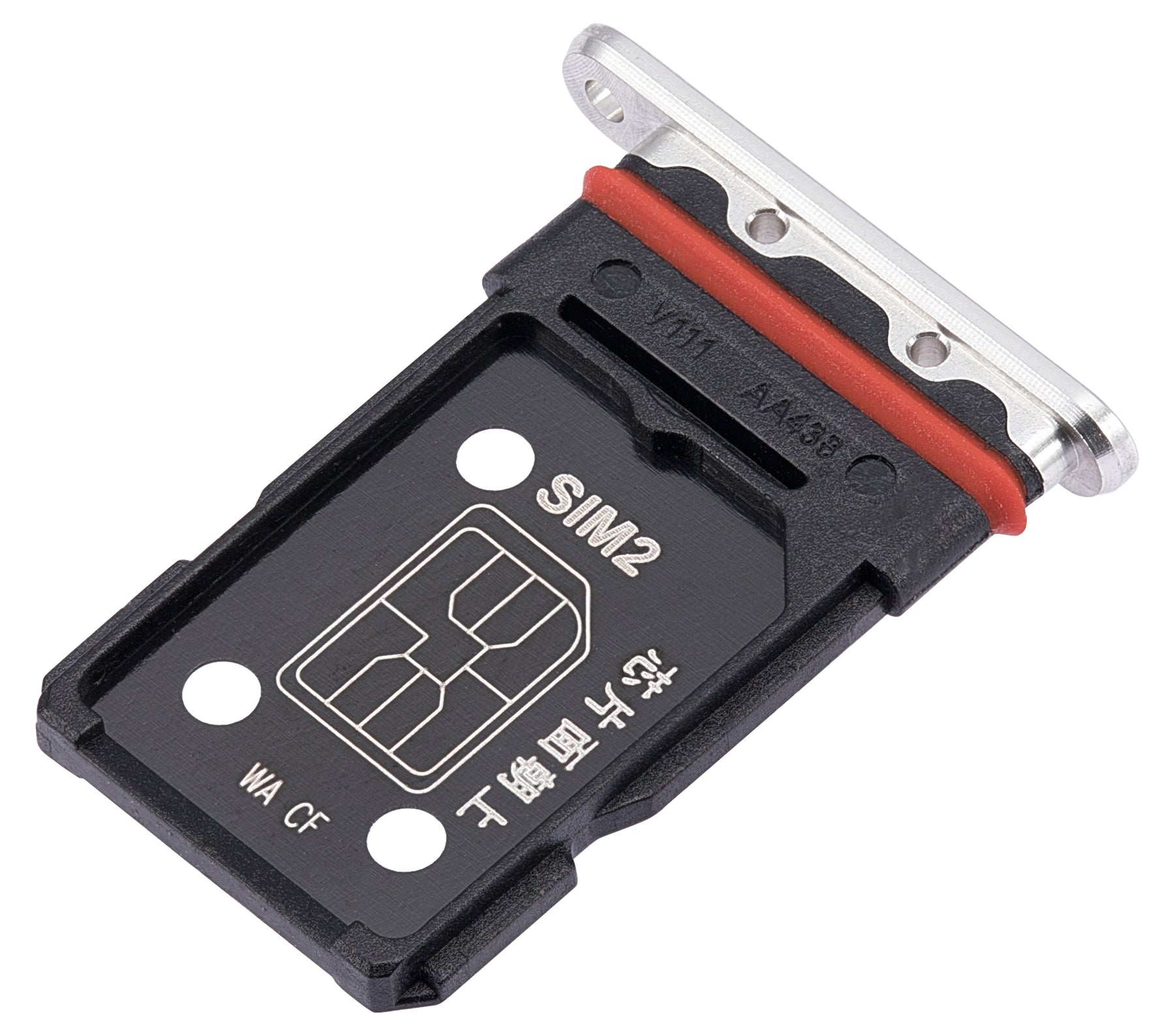 Replacement Dual Sim Card Tray Compatible For OnePlus 10 Pro (Panda White)