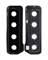 Replacement Back Camera Lens With Bracket Compatible For Samsung Galaxy A9 (A920 / 2018) (Caviar Black)