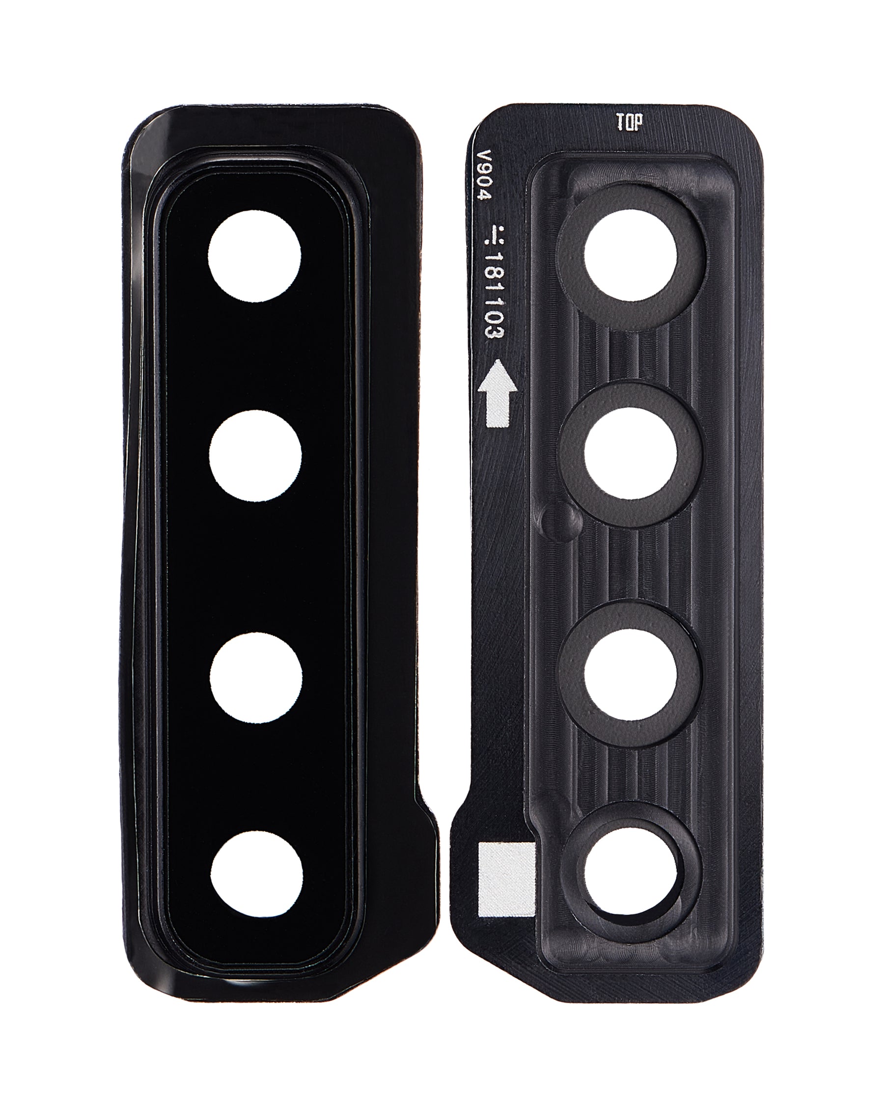 Replacement Back Camera Lens With Bracket Compatible For Samsung Galaxy A9 (A920 / 2018) (Caviar Black)