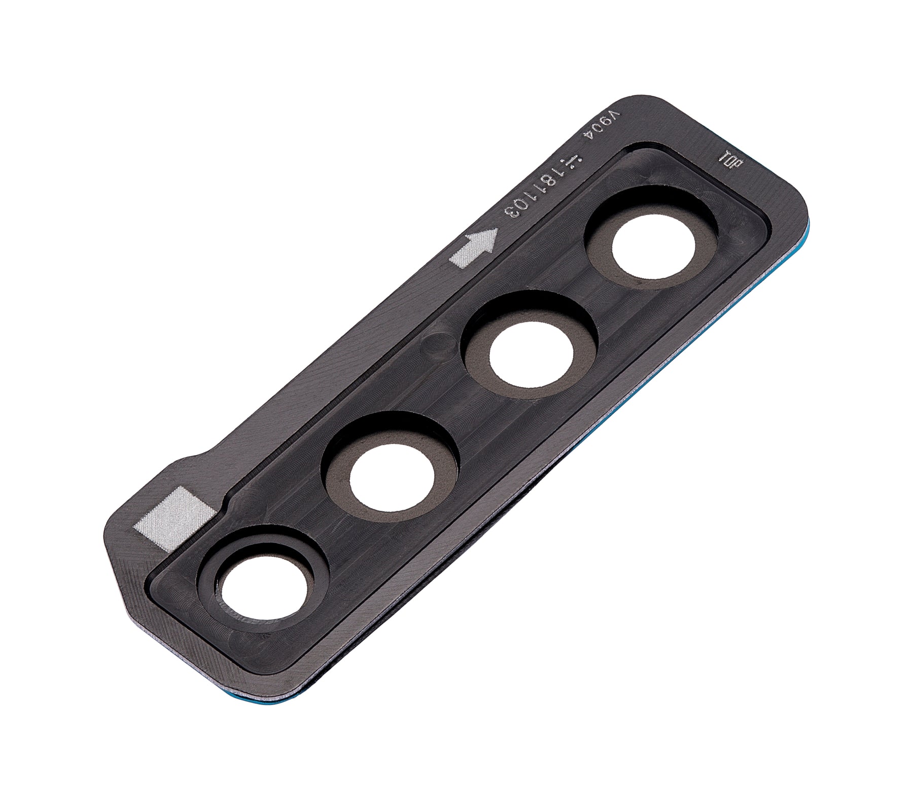 Replacement Back Camera Lens With Bracket Compatible For Samsung Galaxy A9 (A920 / 2018) (Caviar Black)