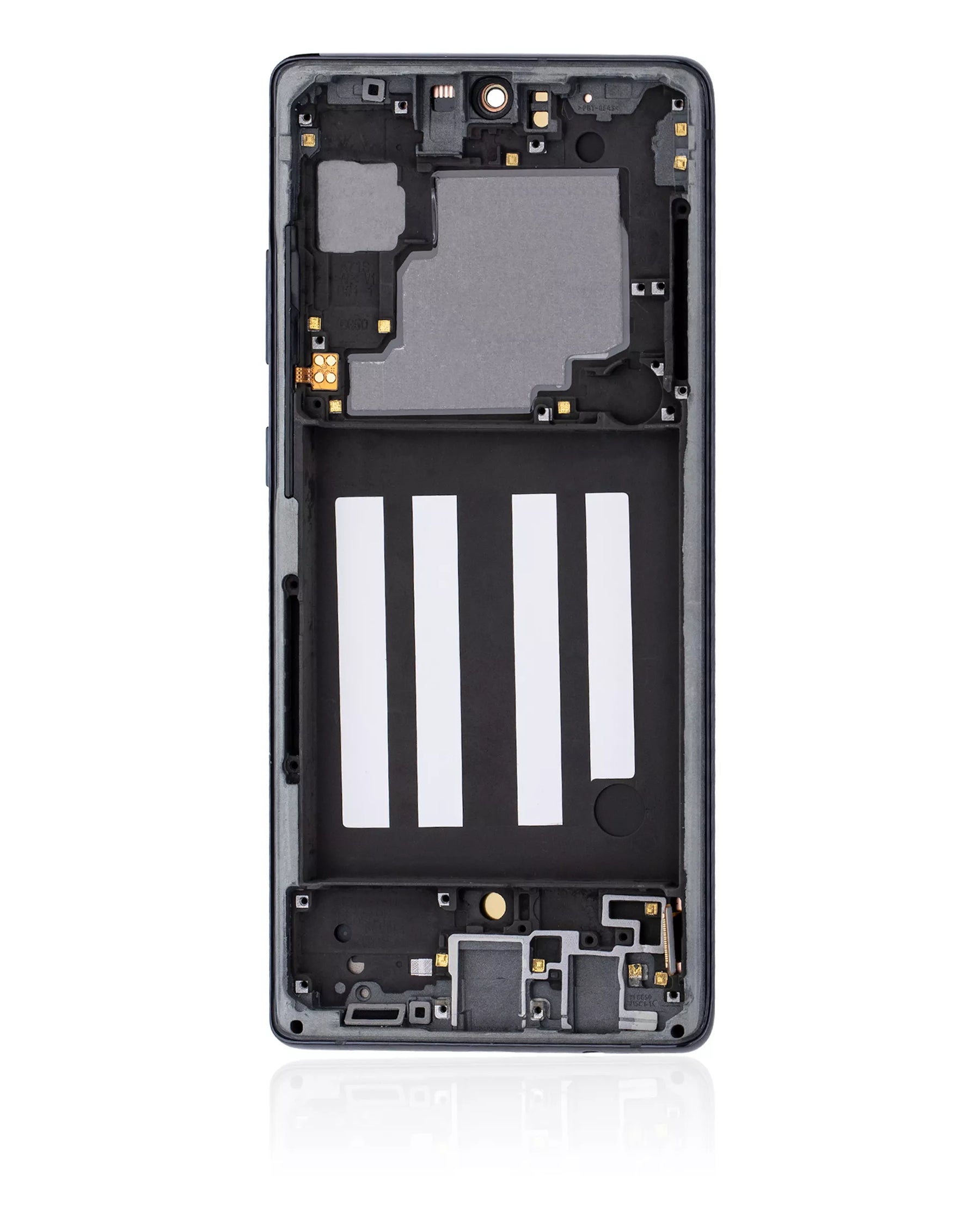 OLED Assembly With Frame Compatible For Samsung Galaxy A71 5G Replacement (A716U / 2020) (Refurbished) (Prism Cube Black)