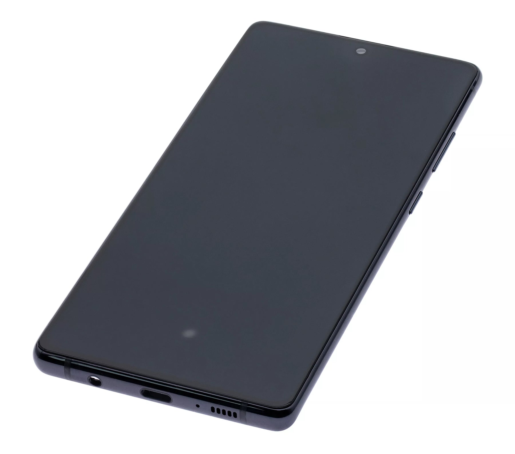 OLED Assembly With Frame Compatible For Samsung Galaxy A71 5G Replacement (A716U / 2020) (Refurbished) (Prism Cube Black)
