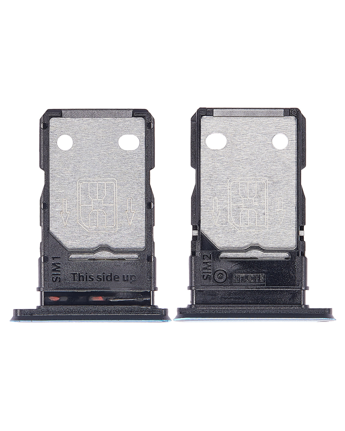 Dual Sim Card Tray Compatible For OnePlus Nord Replacement (Blue Marble)