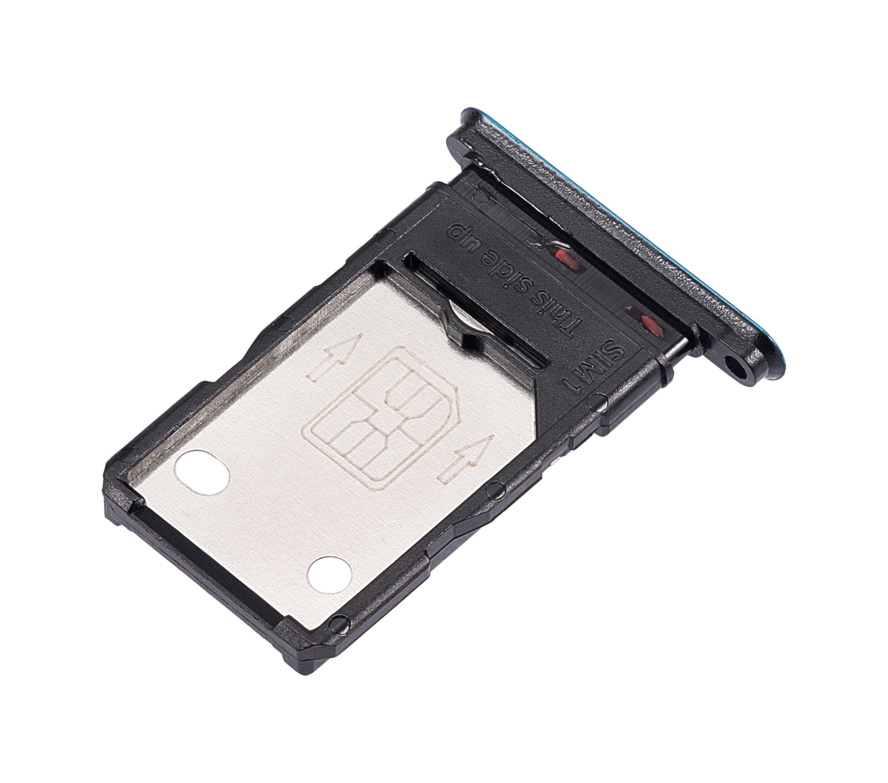 Dual Sim Card Tray Compatible For OnePlus Nord Replacement (Blue Marble)