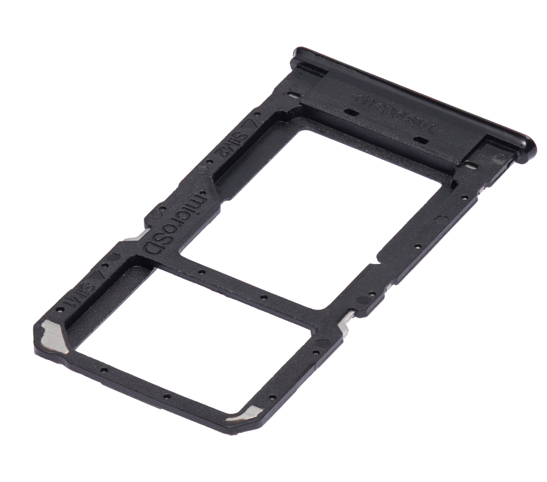 Replacement Dual Sim Card Tray Compatible For OnePlus Nord N10 5G (Midnight Ice)