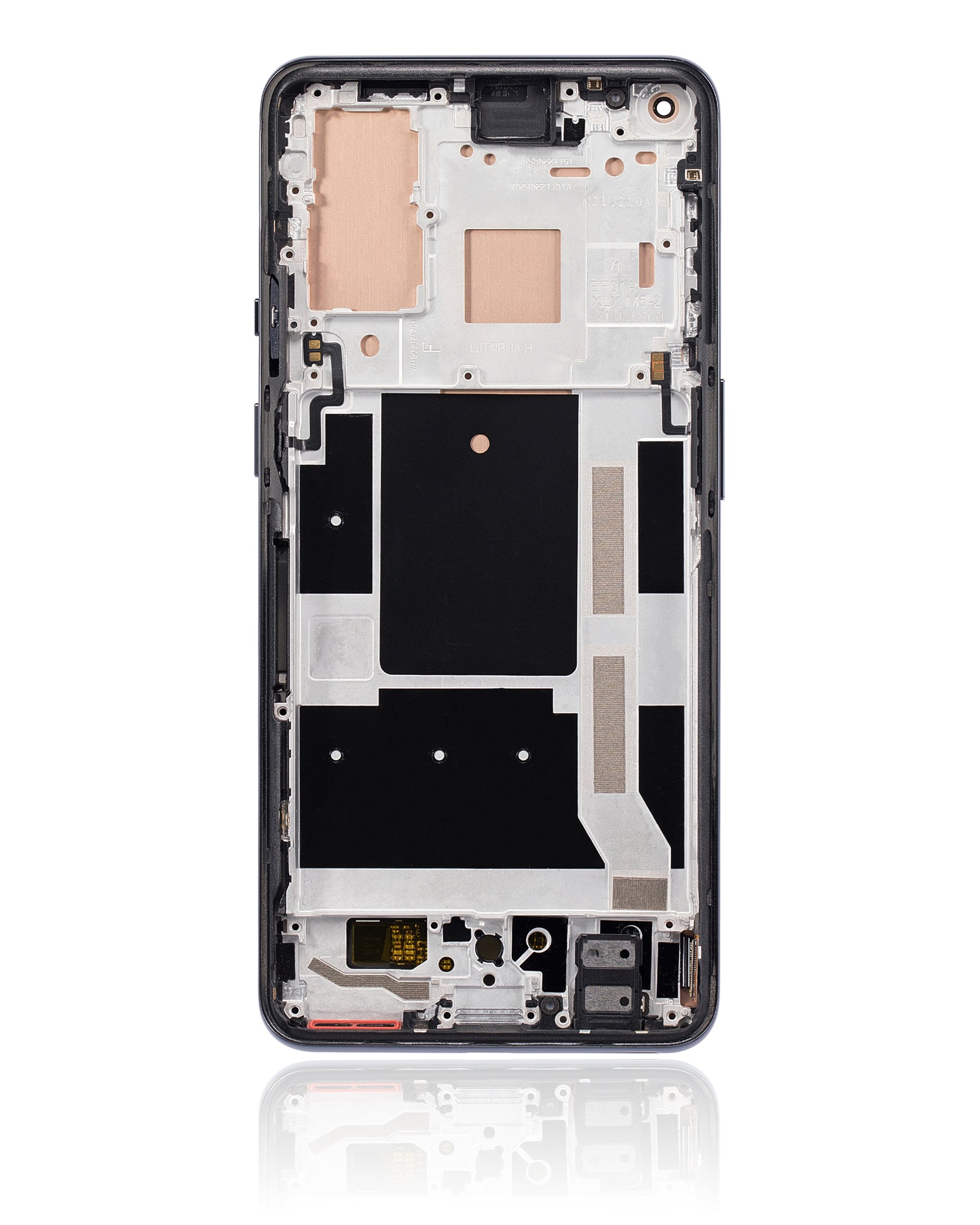 Replacement OLED Assembly With Frame Compatible For OnePlus 9 (International Version) (Refurbished) (Astral Black)