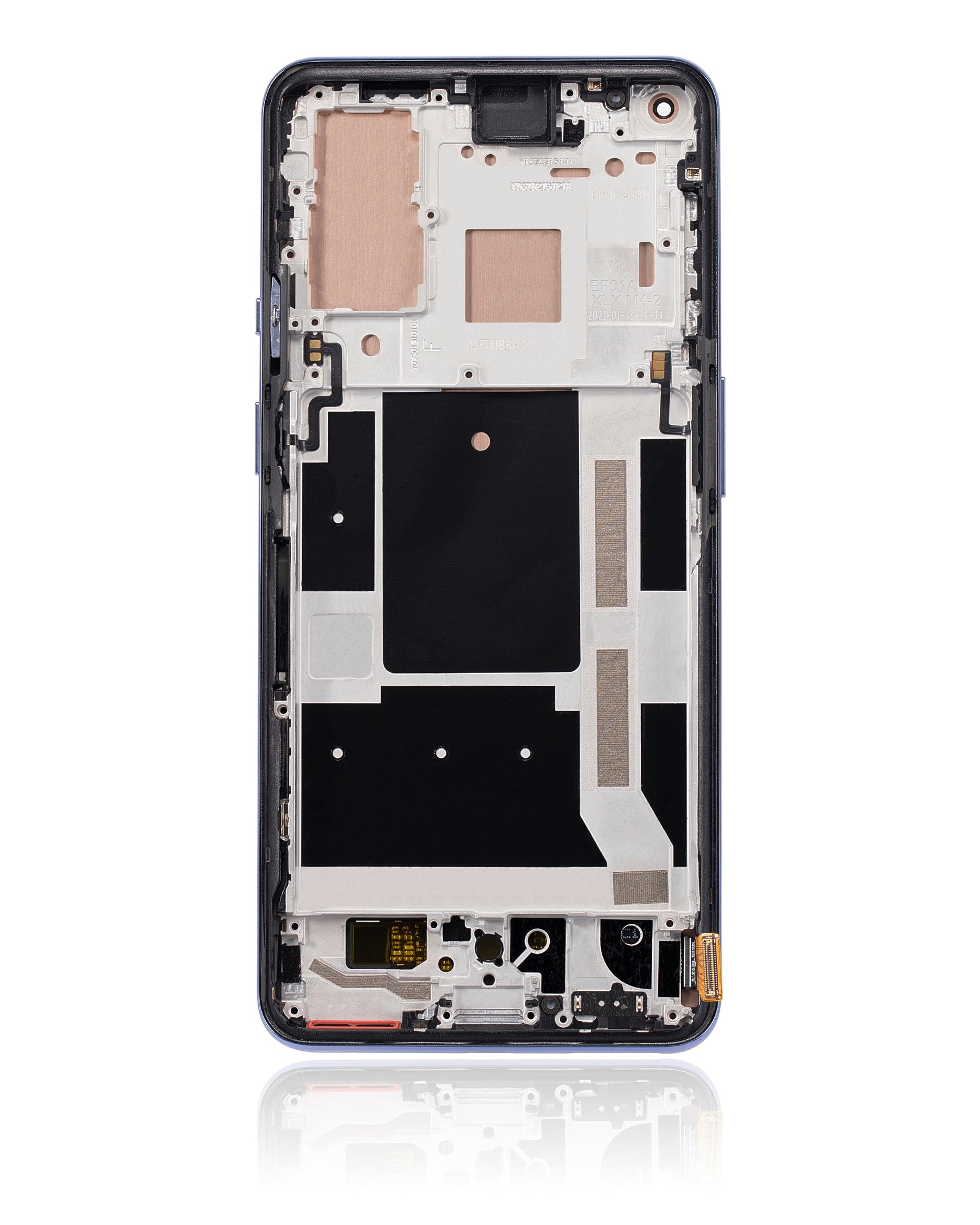 Replacement OLED Assembly With Frame Compatible For OnePlus 9 (International Version) (Refurbished) (Winter Mist)