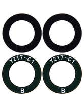 Replacement Back Camera Lens (Glass Only) With Adhesive Compatible For OnePlus 9R (All Colors) (2 Piece Set)