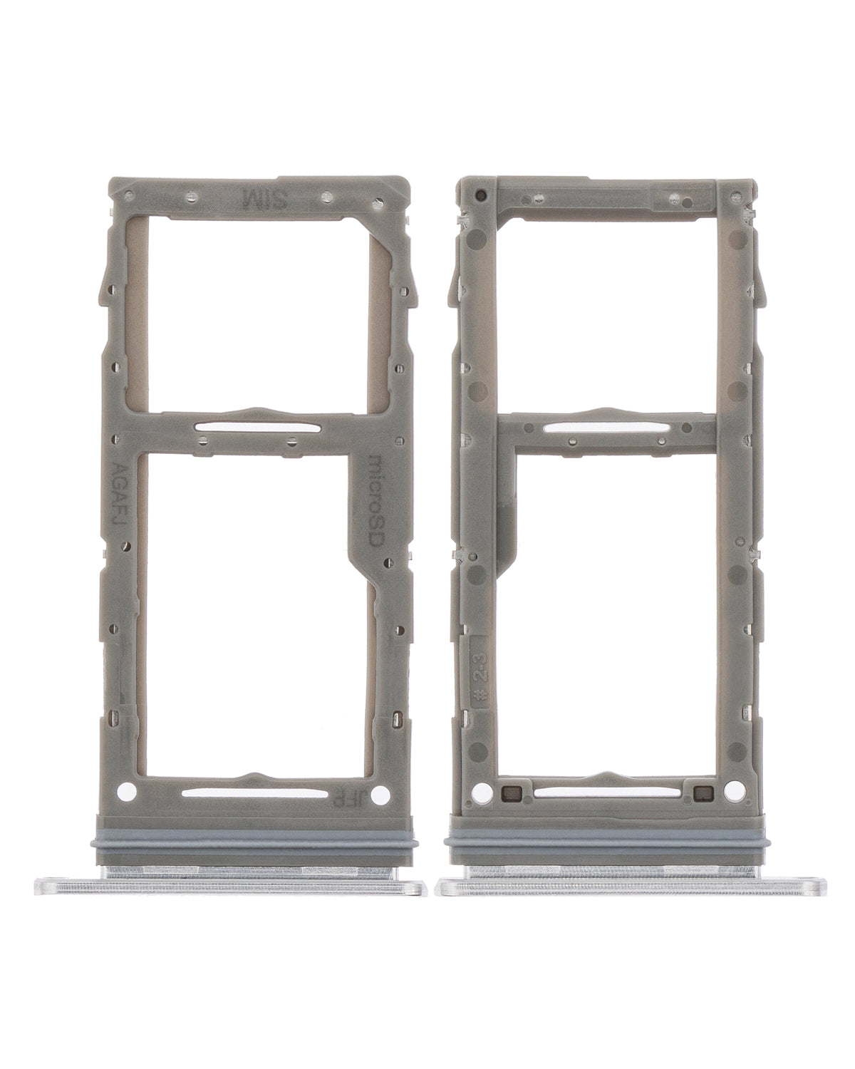 Replacement Single Sim Card Tray Compatible For Samsung Galaxy A71 5G (A716 / 2020) (Prism Cube Silver)