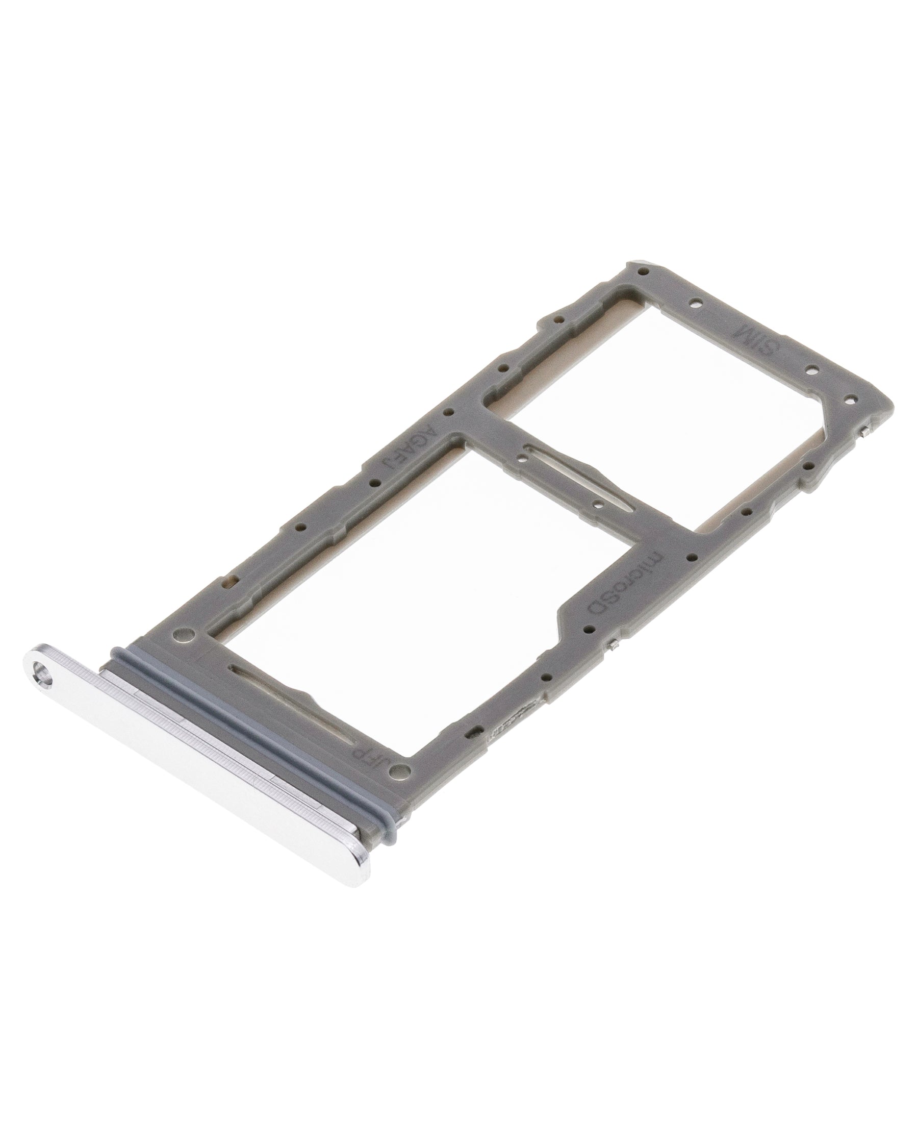 Replacement Single Sim Card Tray Compatible For Samsung Galaxy A71 5G (A716 / 2020) (Prism Cube Silver)