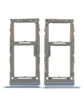 Single Sim Card Tray Replacement  Compatible For Samsung Galaxy A71 5G (A716 / 2020) (Prism Cube Blue)