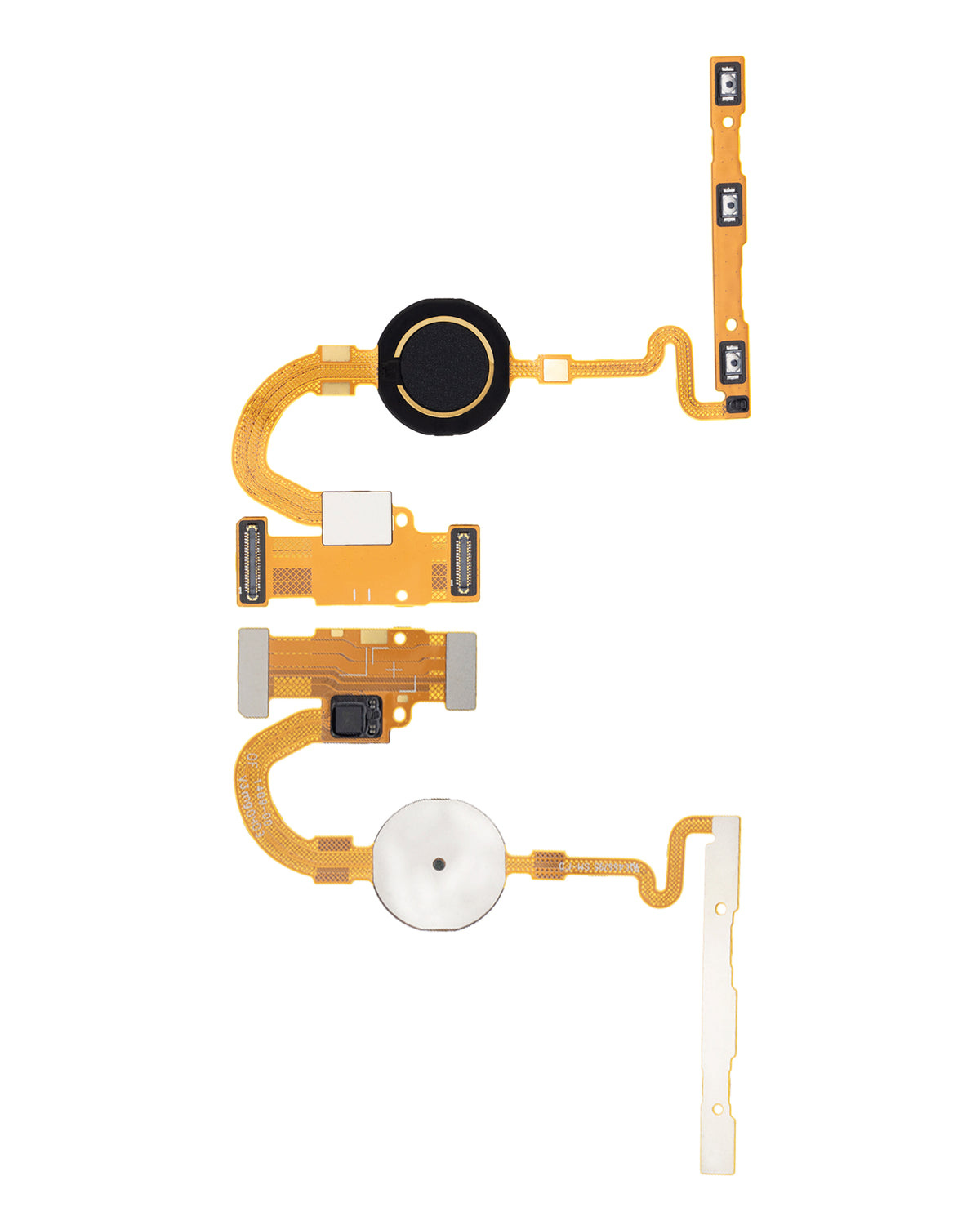Replacement  Fingerprint Reader With Flex Cable Compatible For Google Pixel 5 (Just Black)
