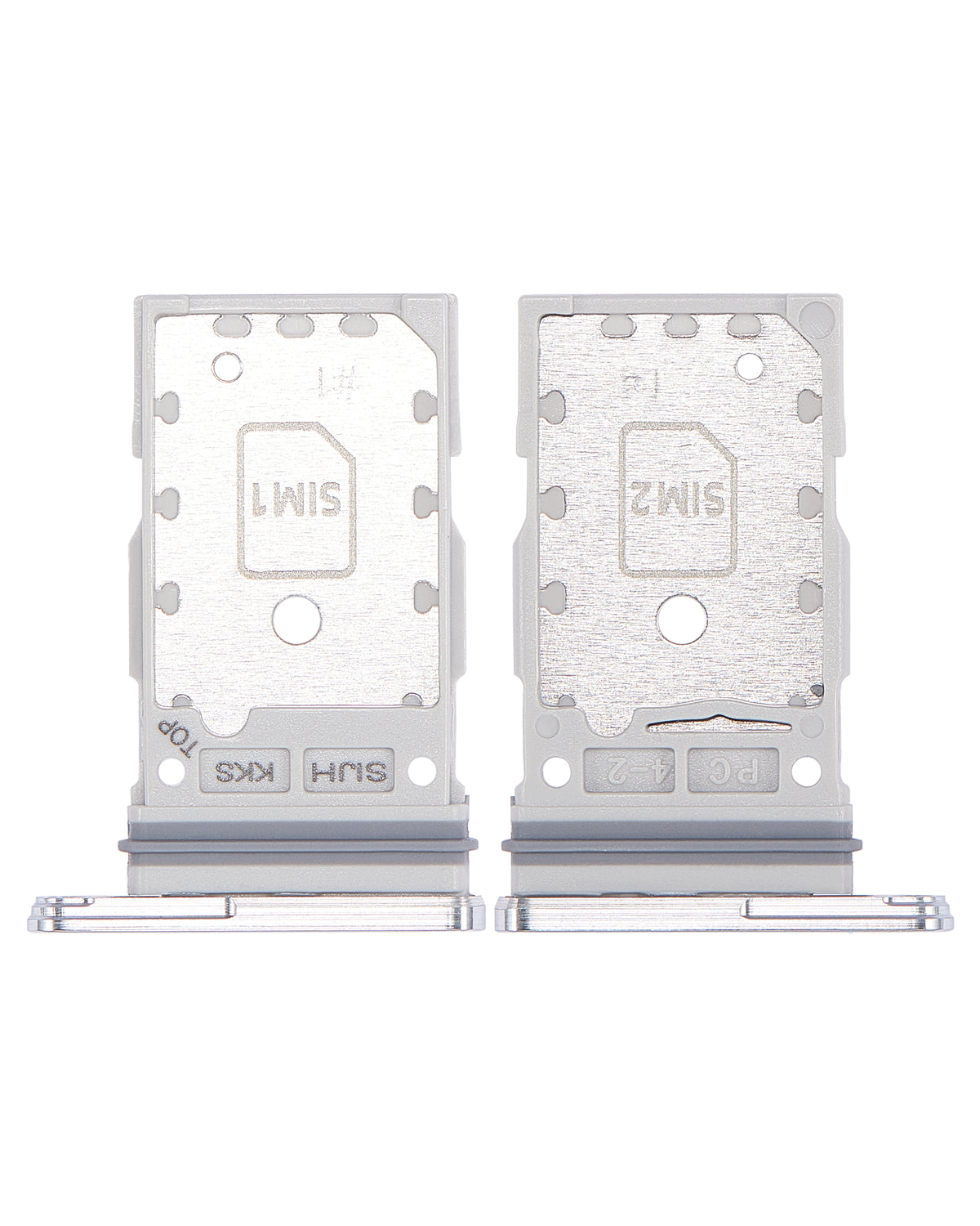 Replacement Dual Sim Card Tray Compatible For Samsung Galaxy S22 Ultra (White)