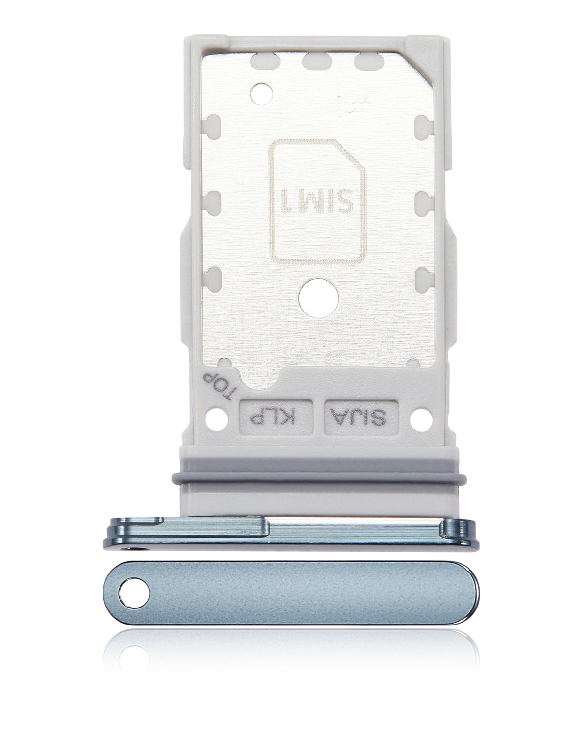 Dual Sim Card Tray Replacement Compatible For Samsung Galaxy S22 / S22 Plus (Green)