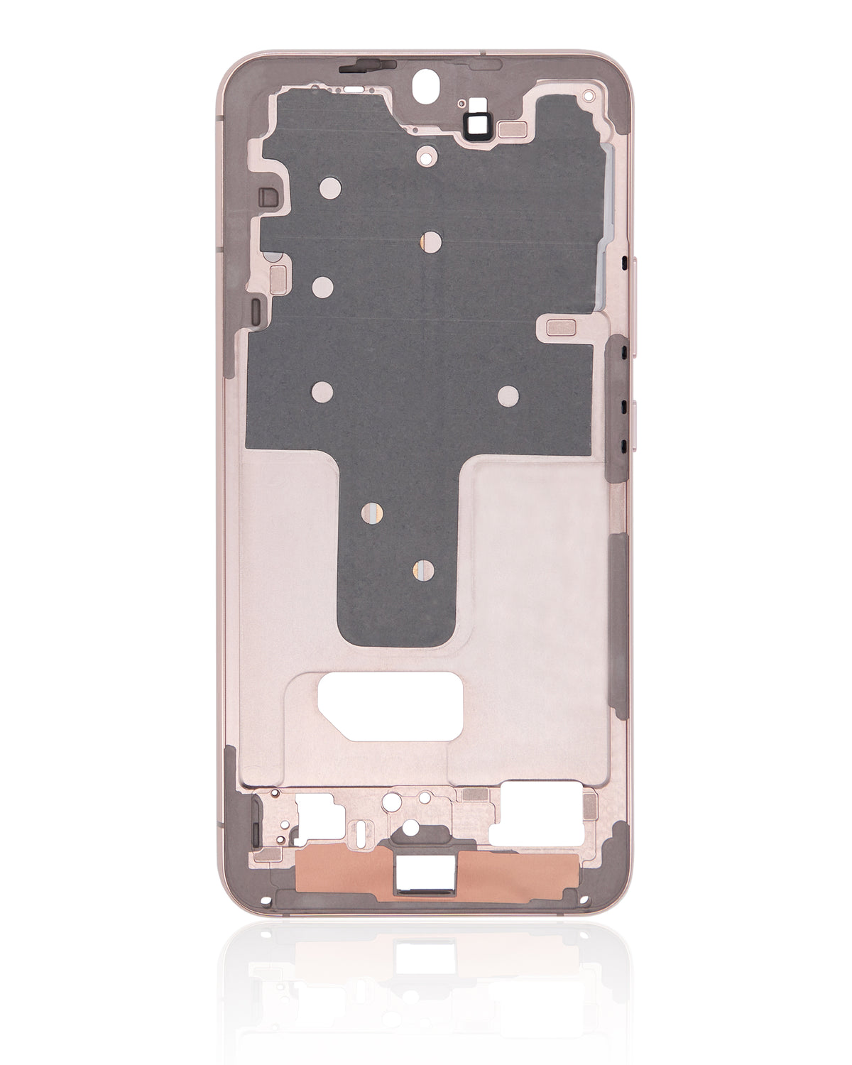 Mid-Frame Housing Compatible For Samsung Galaxy S22 Plus 5G  Replacement (International Version) (Pink Gold)
